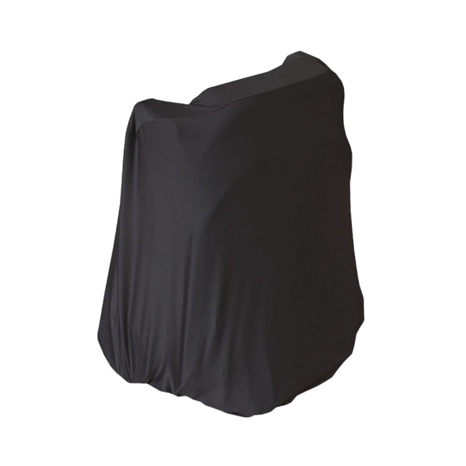 Baby Stroller Dust Cover Washable Portable Drawstring Closure Stroller Cover L Black