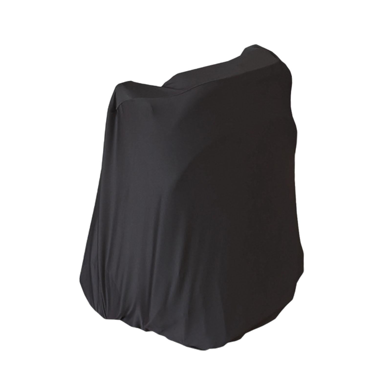 Baby Stroller Dust Cover Washable Portable Drawstring Closure Stroller Cover L Black