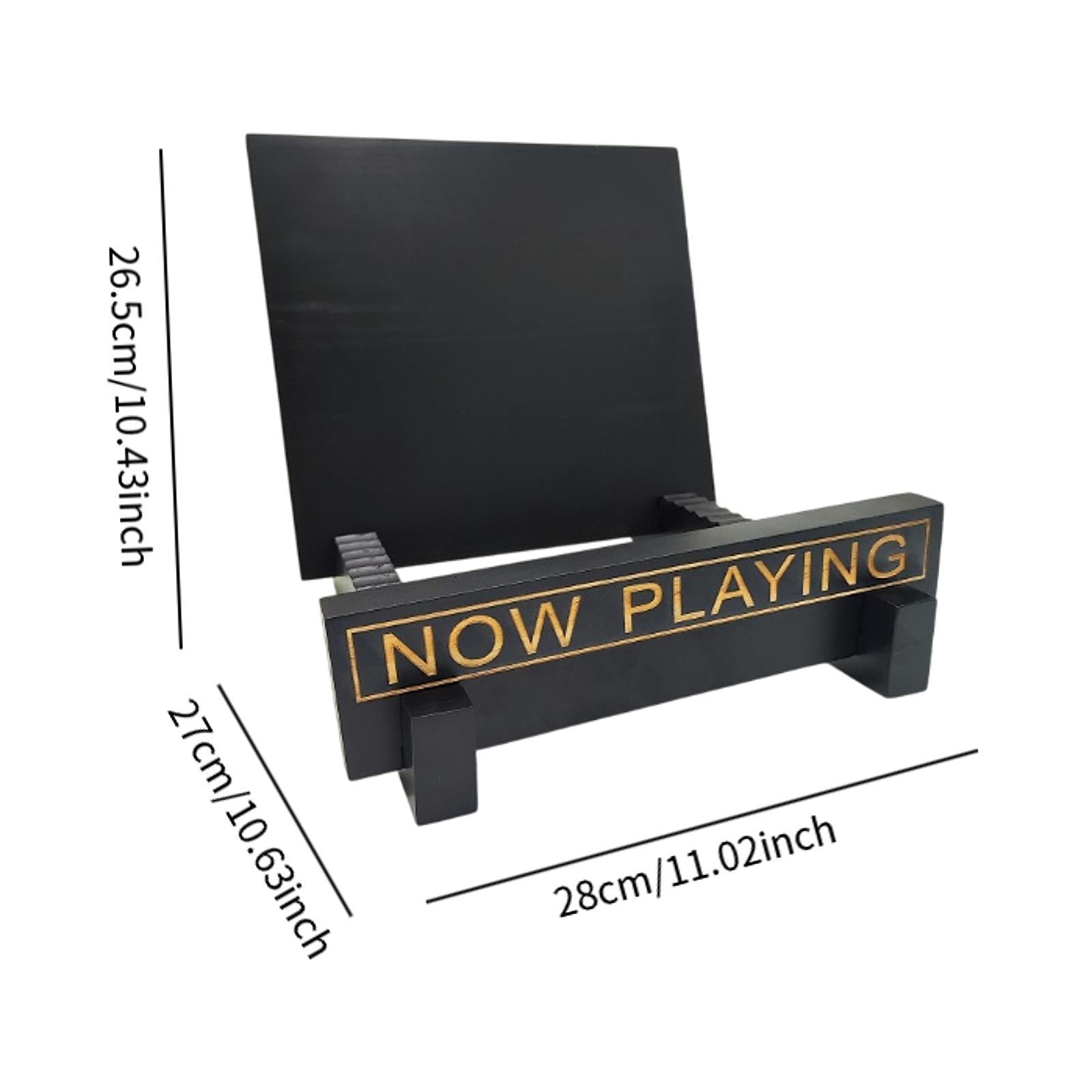 Desktop Vinyl Record Holder Multipurpose Ornament Vinyl Rack for CD Book LP