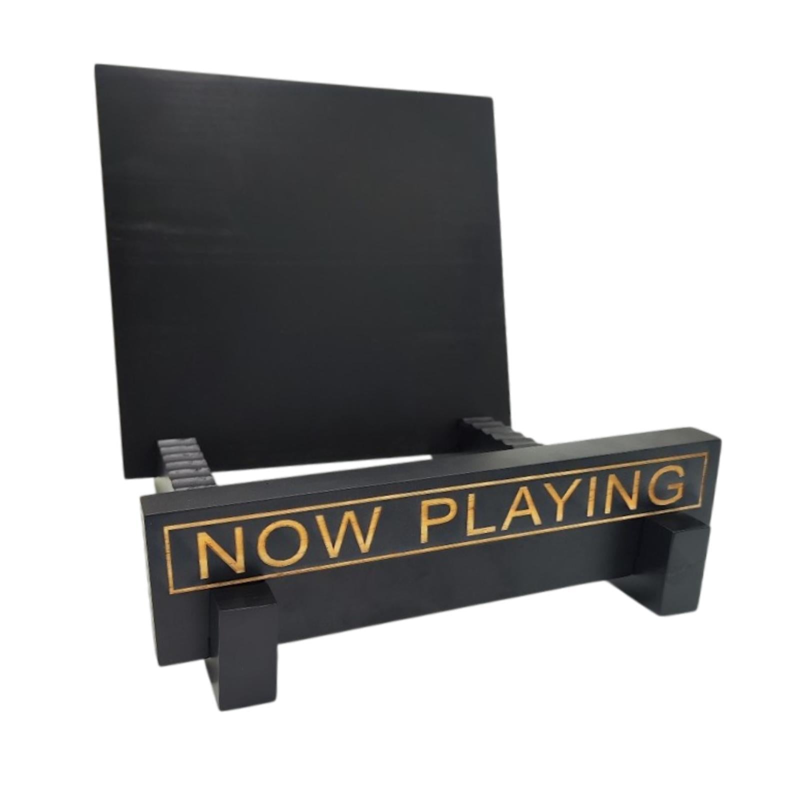 Desktop Vinyl Record Holder Multipurpose Ornament Vinyl Rack for CD Book LP