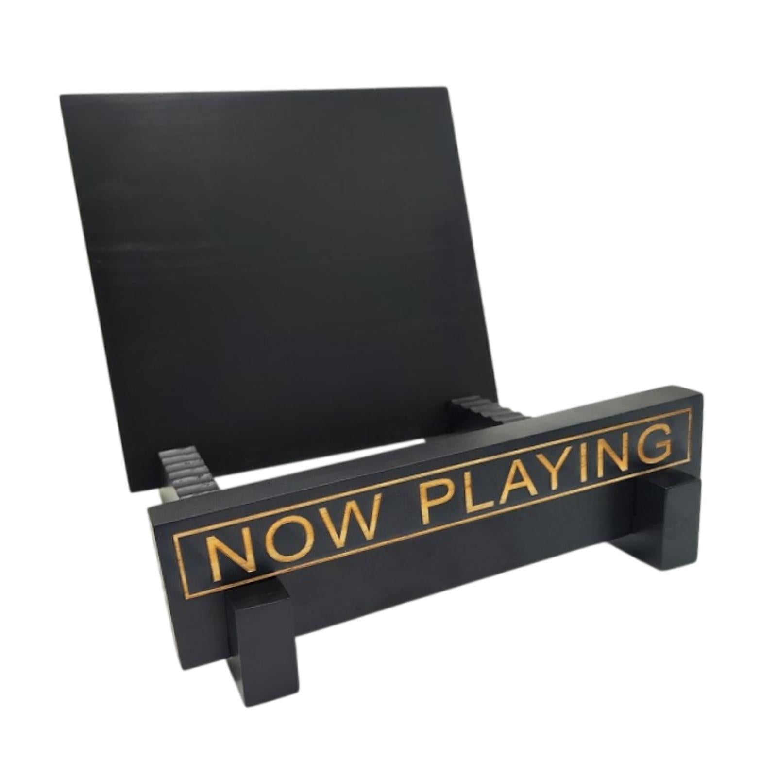 Desktop Vinyl Record Holder Multipurpose Ornament Vinyl Rack for CD Book LP