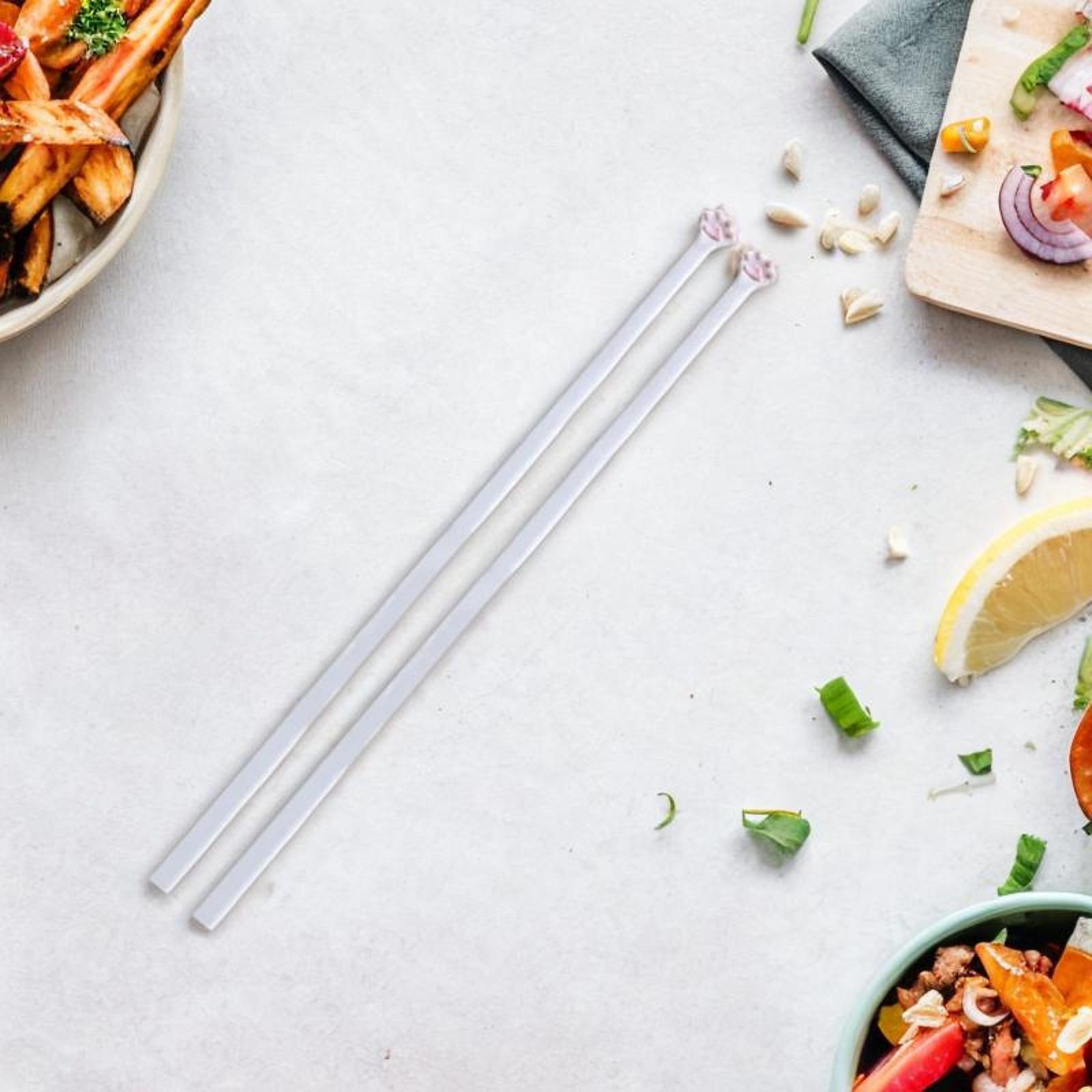 Cat Paw Chopsticks Non Slip Fun Idea Gifts for Girlfriends Cat Lovers Unique