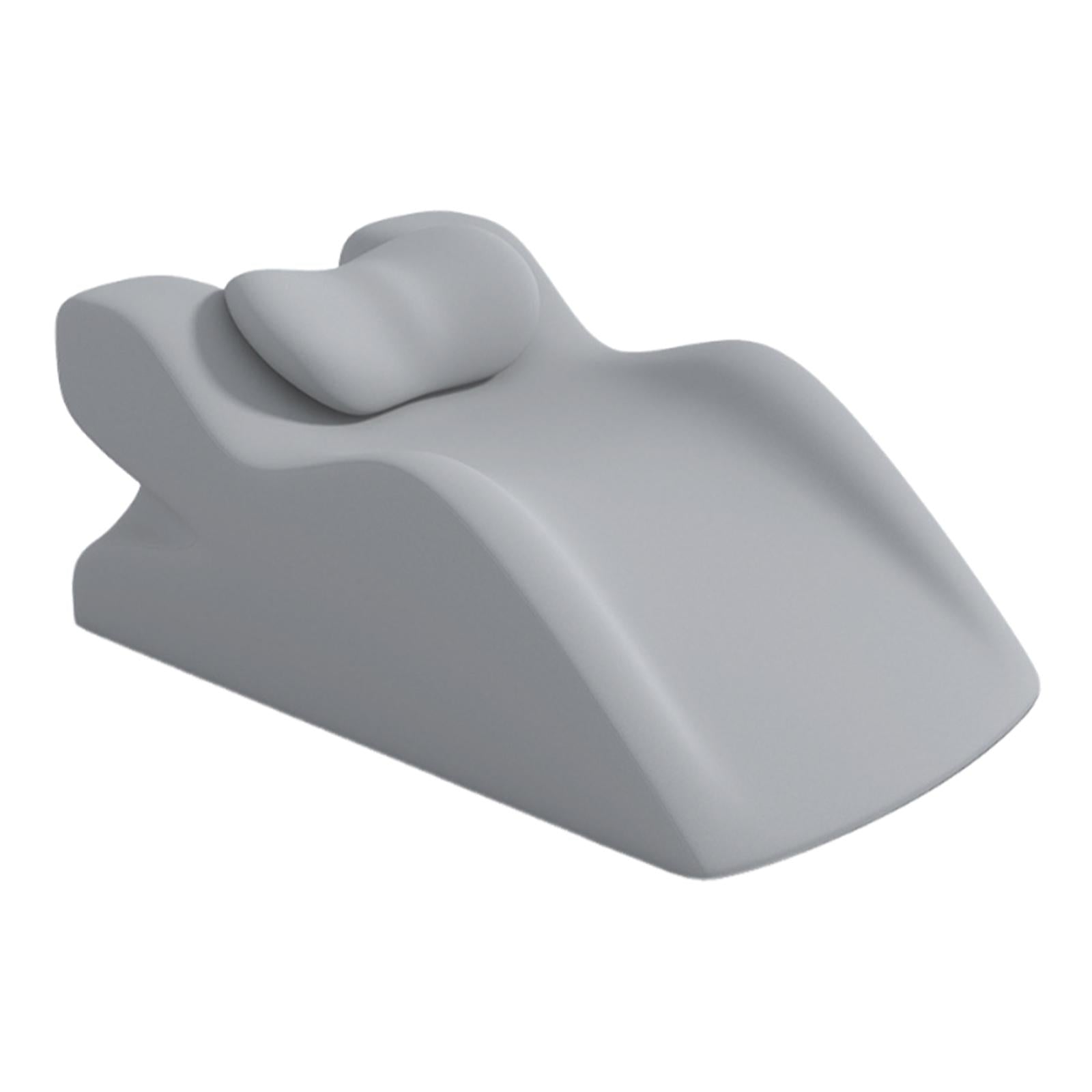 Face Down Pillow Multipurpose Fashion Memory Foam for Dorm Apartment Reading Light Gray