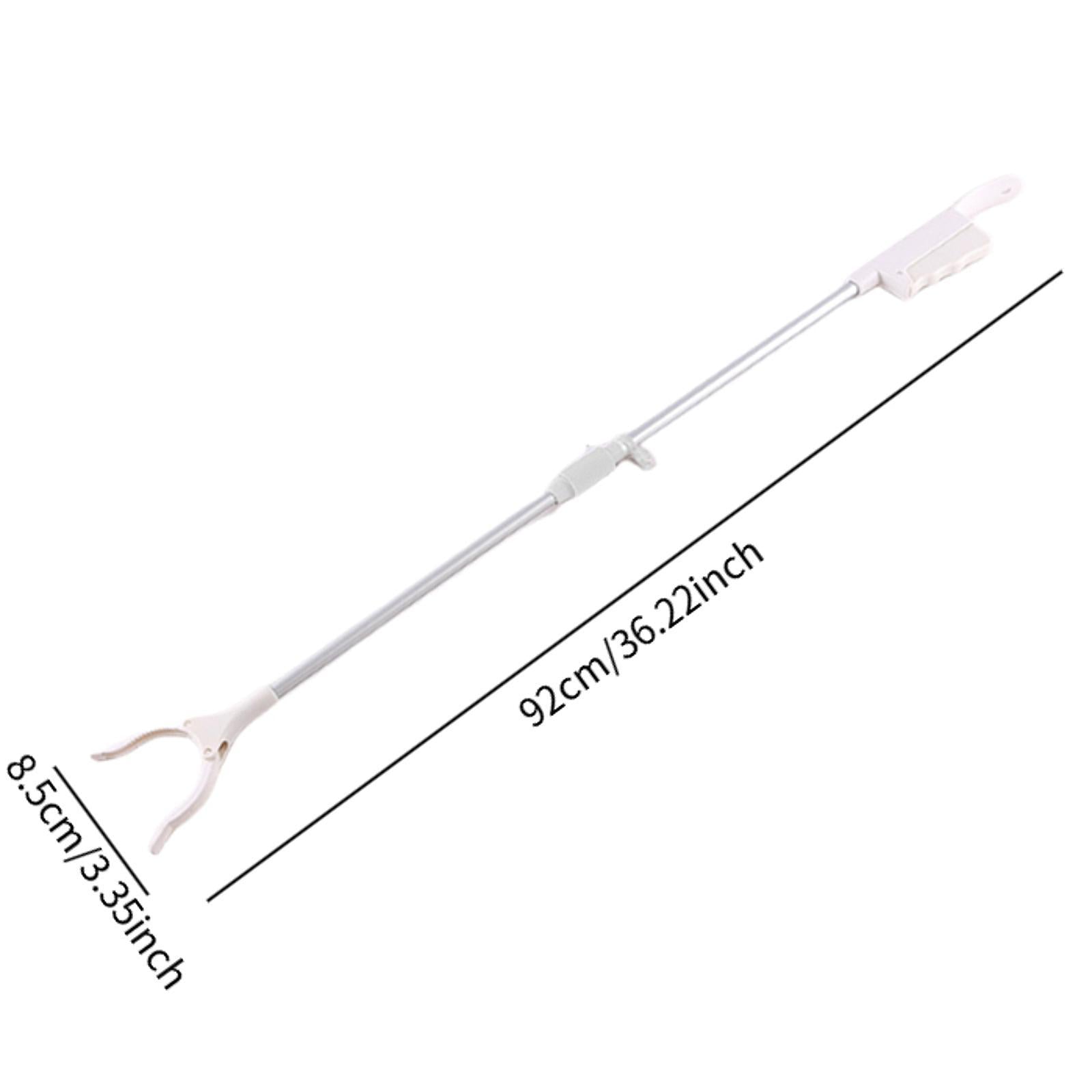 Reacher Grabber Reaching Aid Pick up Grab Tool for Living Room Street Hiking white handle