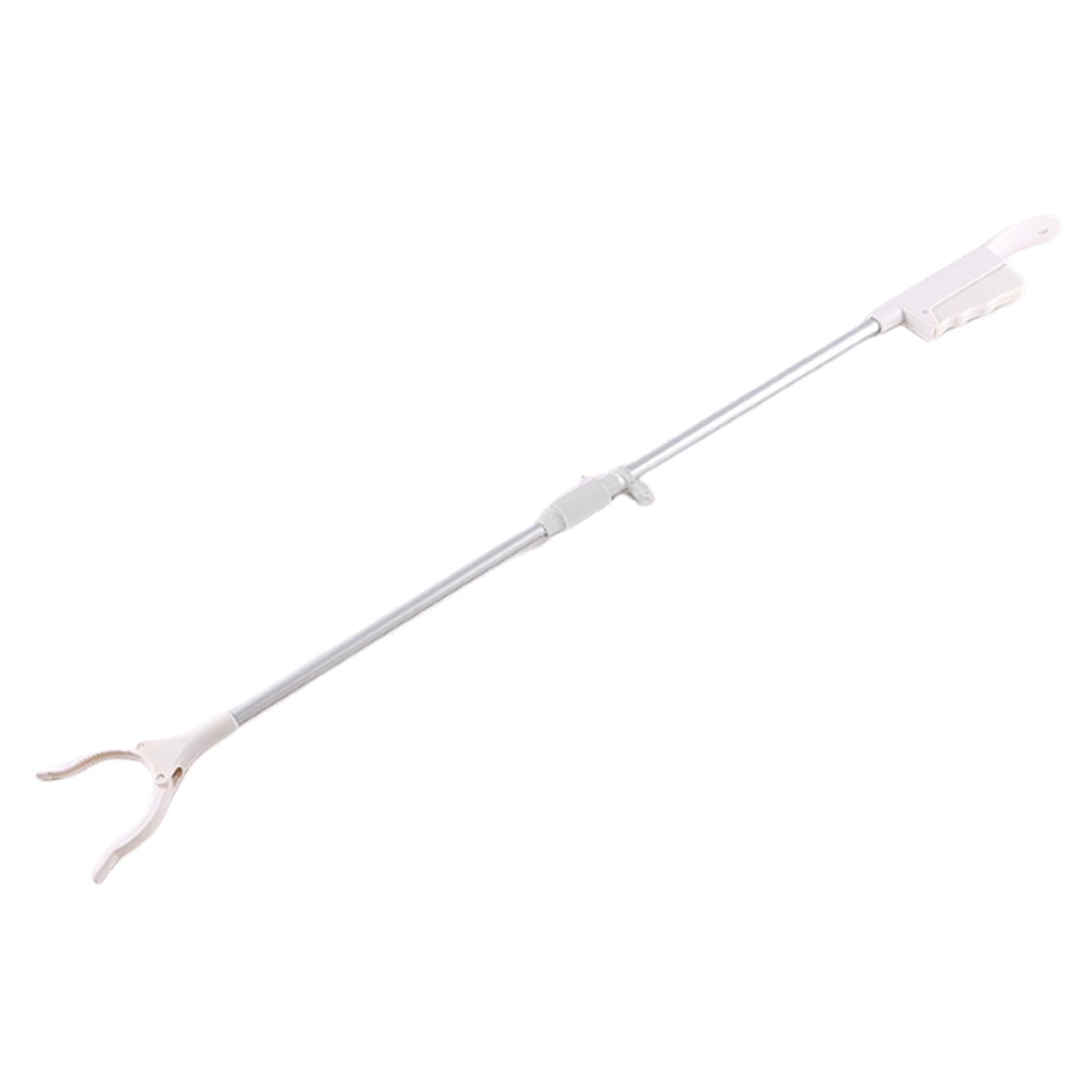 Reacher Grabber Reaching Aid Pick up Grab Tool for Living Room Street Hiking white handle