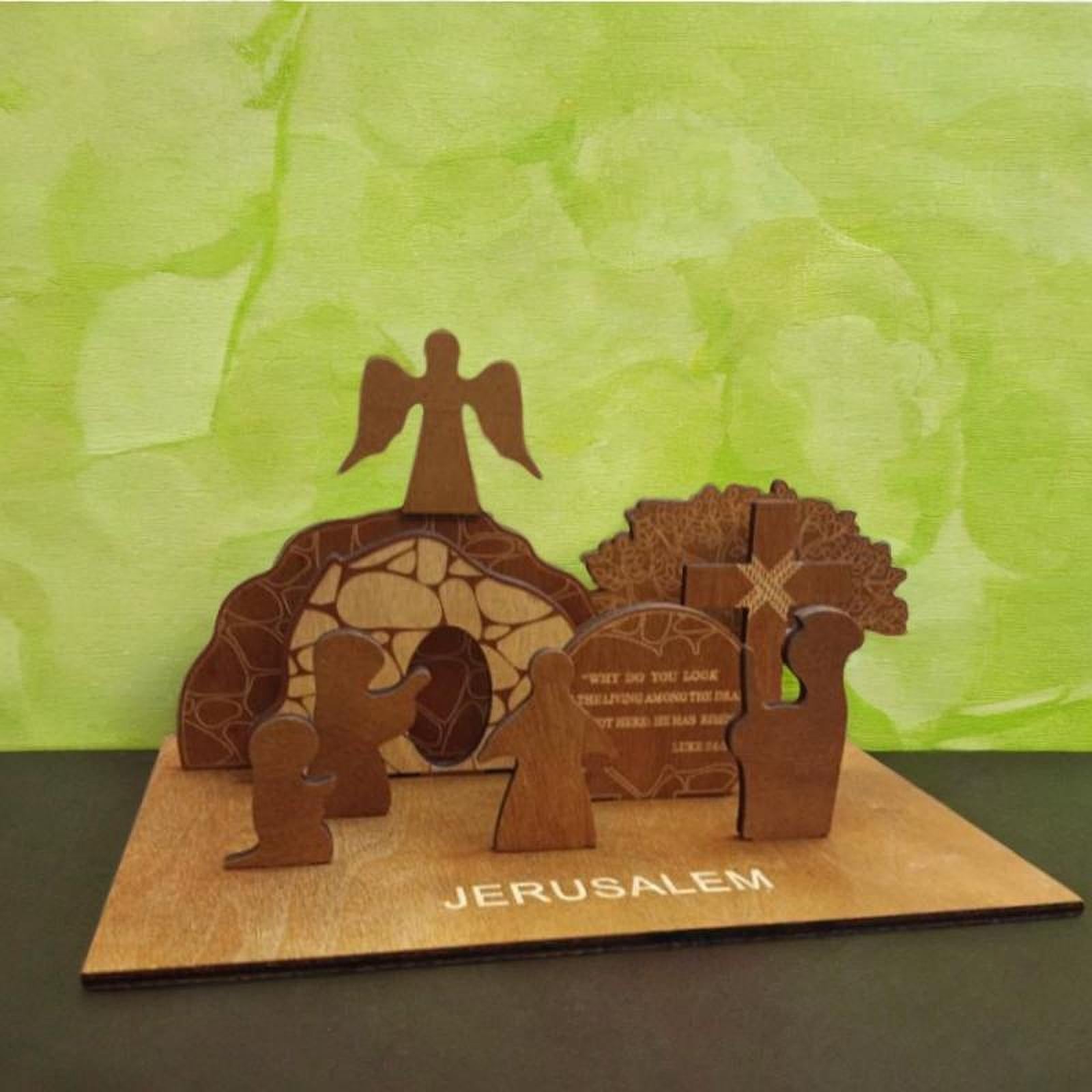 Easter Resurrection Scene Ornament Tomb Easter Scene for Dorm Festival