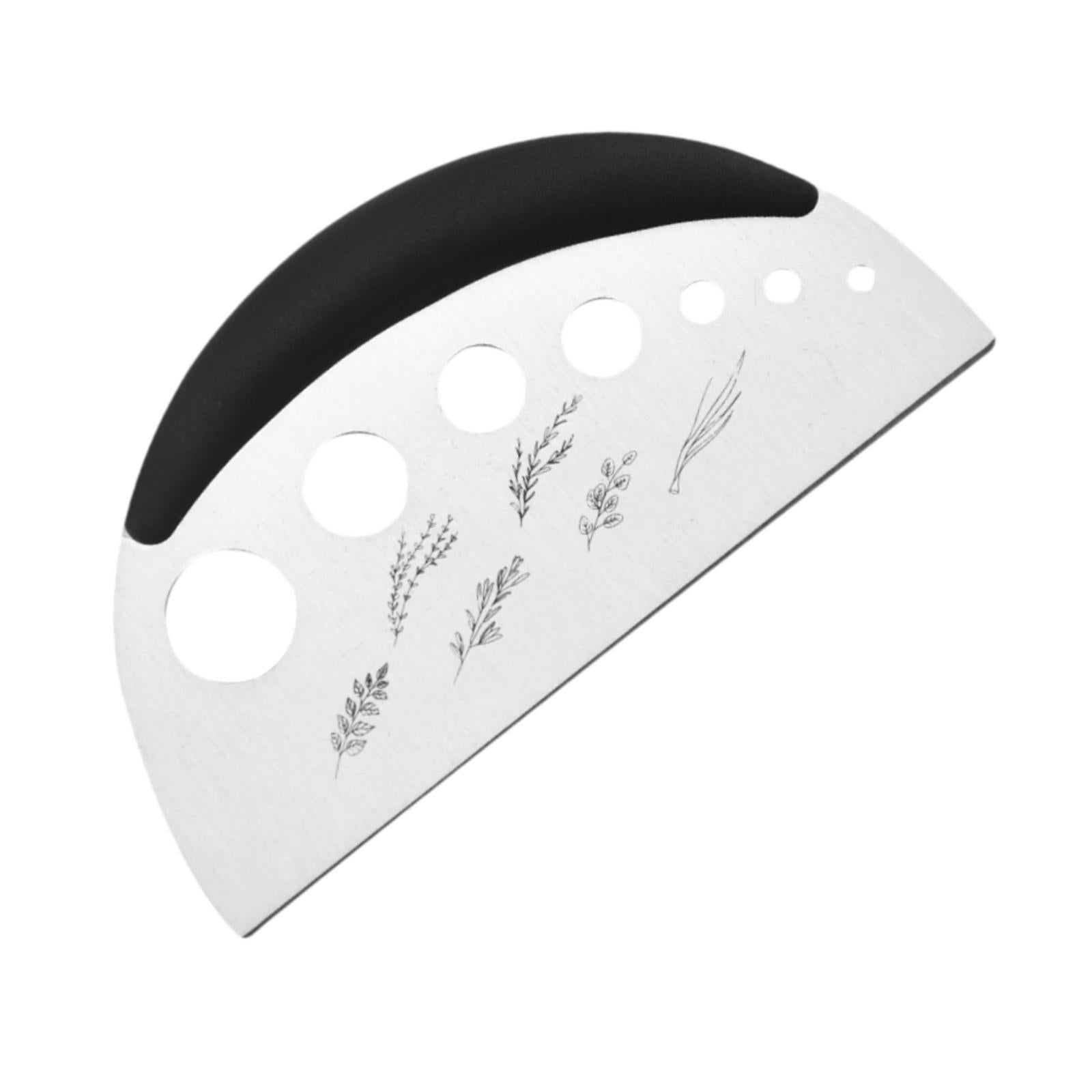 Herb Stripper Metal Herb Cutter Leaf Stripping Tool for Cilantro Chard Thyme black