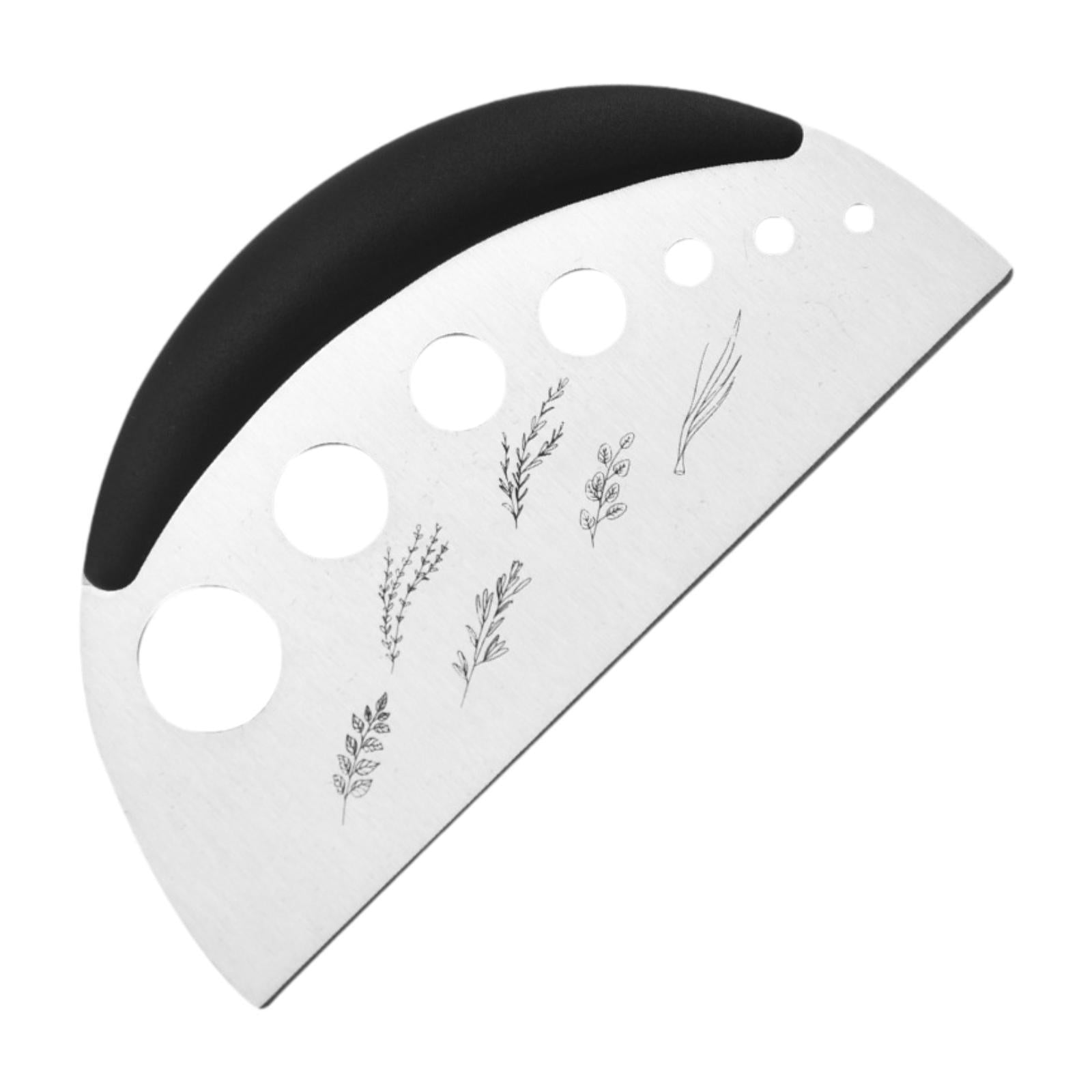 Herb Stripper Metal Herb Cutter Leaf Stripping Tool for Cilantro Chard Thyme black
