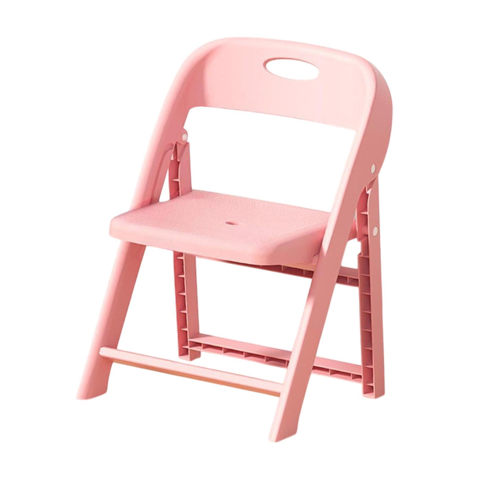 Kids Chair with Backrest Ergonomic Kids Desk Chair for Lawn Classroom School Pink