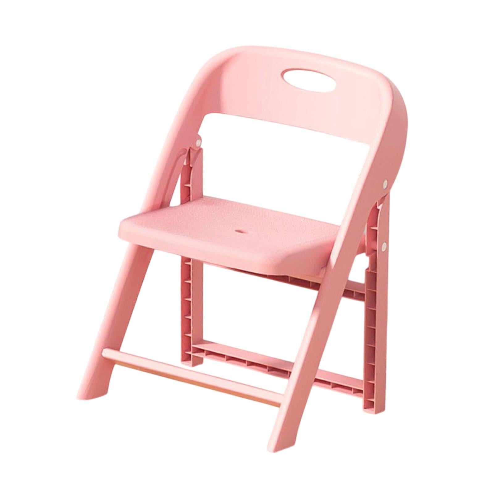 Kids Chair with Backrest Ergonomic Kids Desk Chair for Lawn Classroom School Pink
