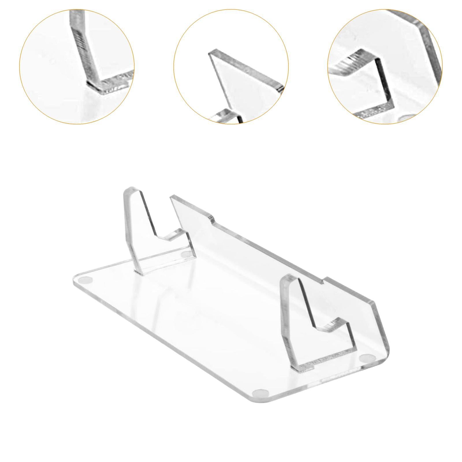 Game Console Stand Transparent Clear Acrylic Stand for Counter Desktop Store