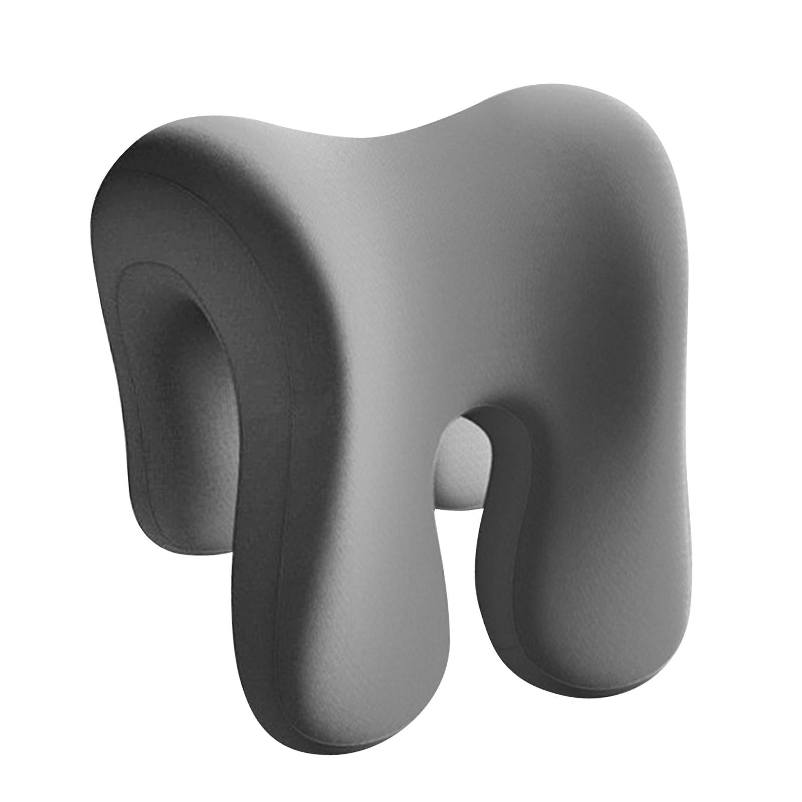 Memory Neck Support for Office Chair Neck Cushion for Work Chair Travel Sofa Grey