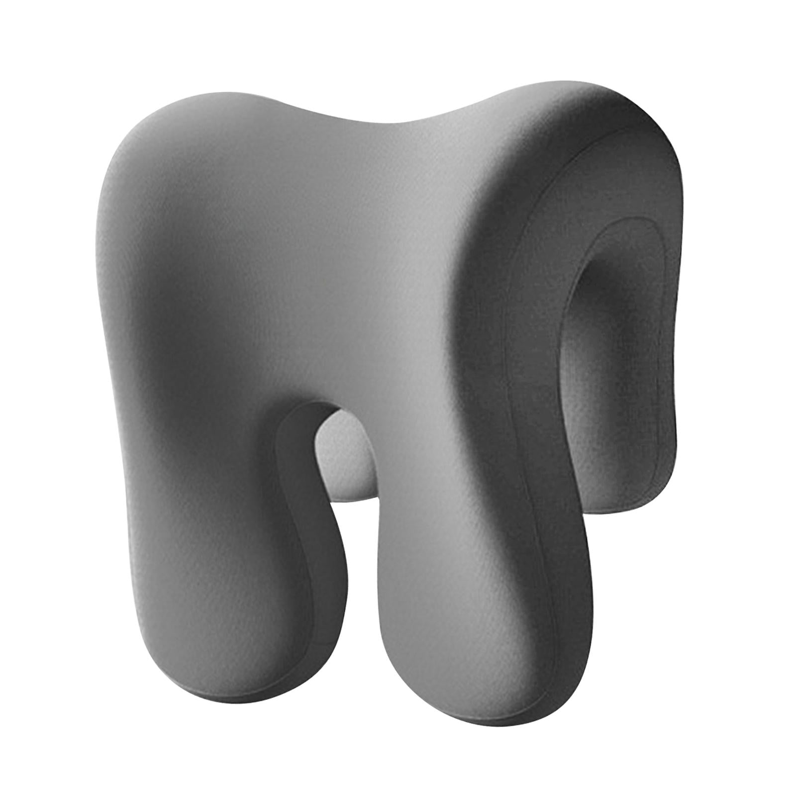 Memory Neck Support for Office Chair Neck Cushion for Work Chair Travel Sofa Grey