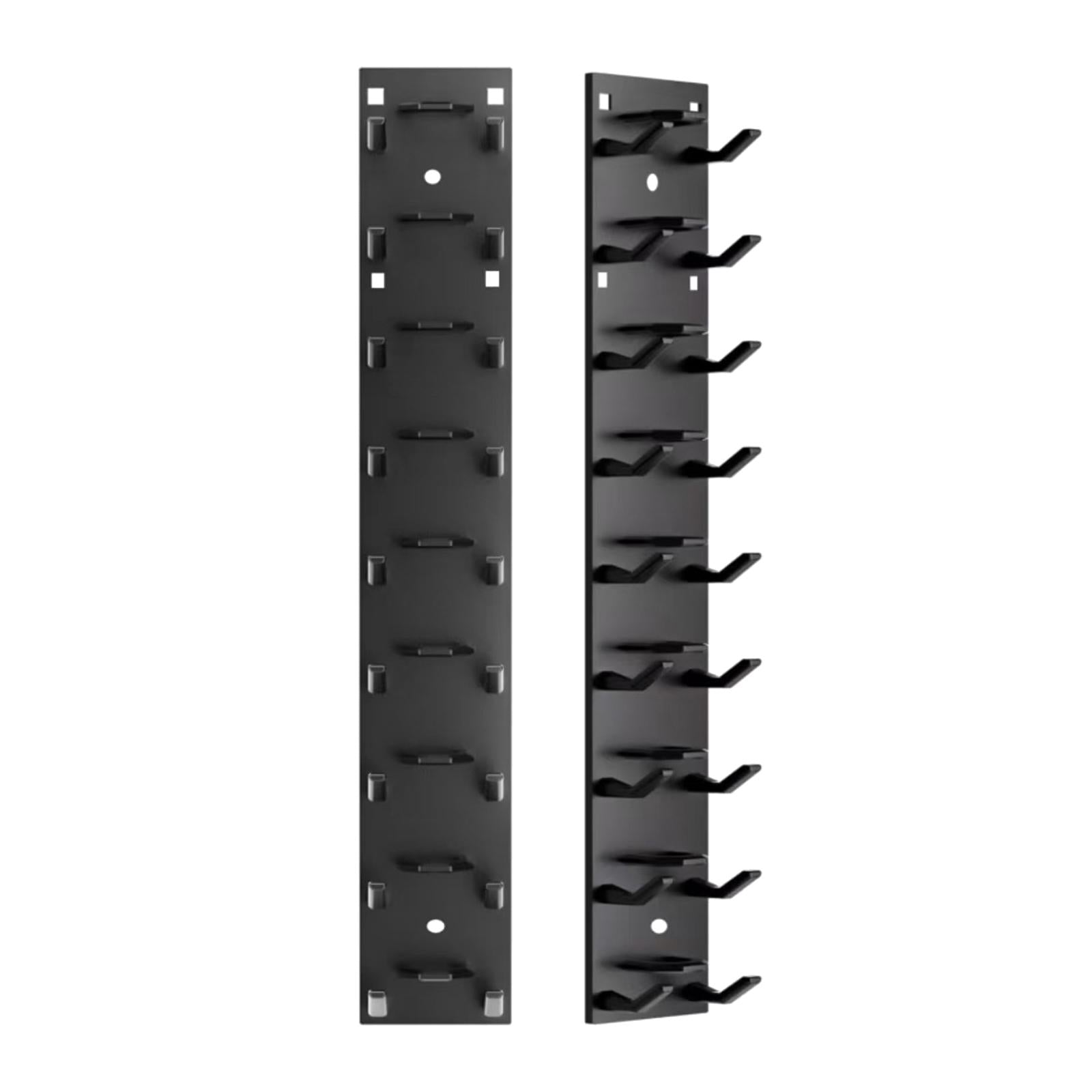 2Pcs Hat Organizer for Baseball Caps Modern for Cloakroom Living Room Closet Black