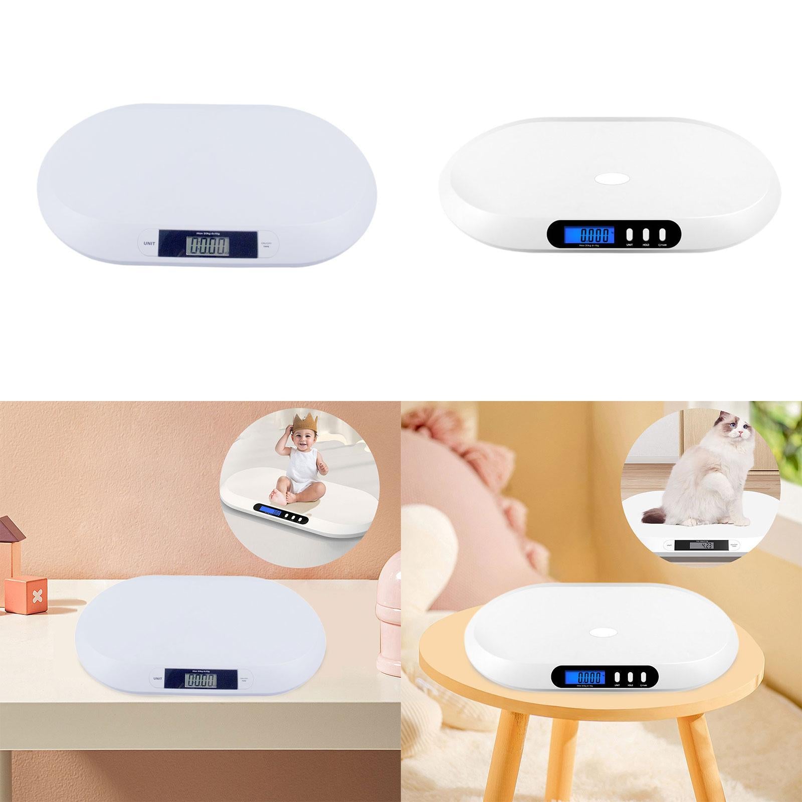 Baby Scale Multifunction Smart Newborns Scale for Household Bathroom Kitchen Style A