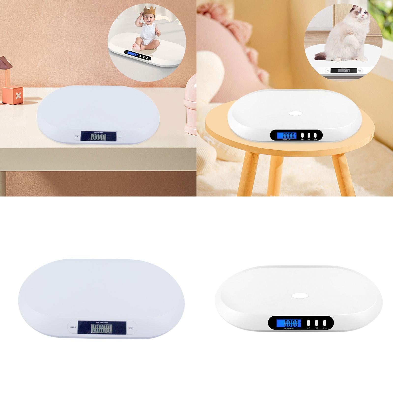 Baby Scale Multifunction Smart Newborns Scale for Household Bathroom Kitchen Style A