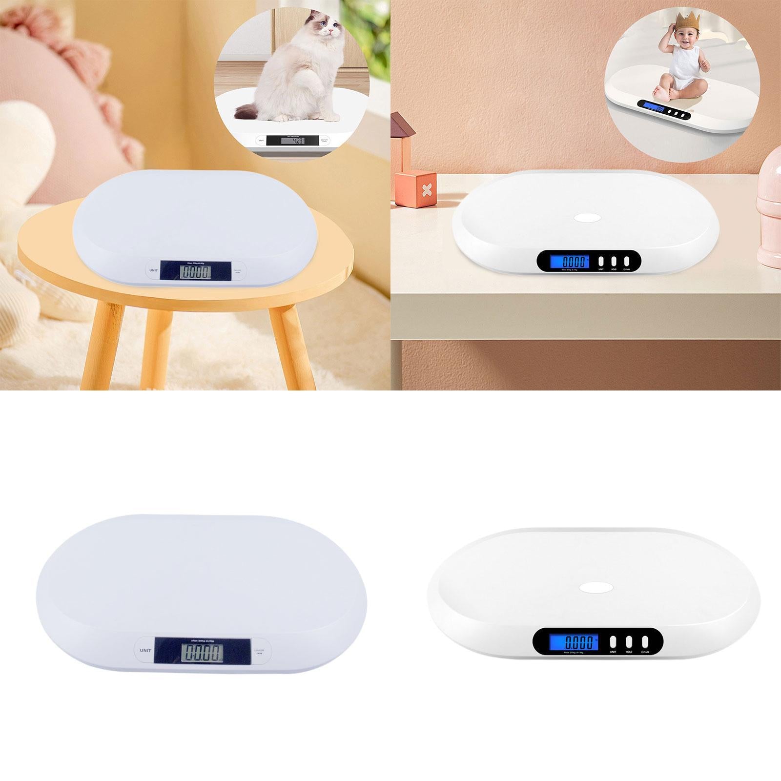 Baby Scale Multifunction Smart Newborns Scale for Household Bathroom Kitchen Style A