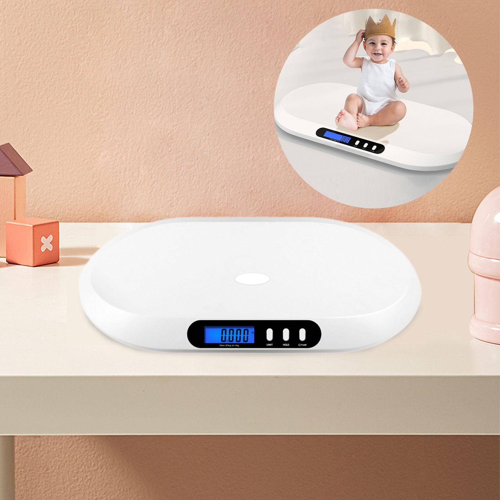 Baby Scale Multifunction Smart Newborns Scale for Household Bathroom Kitchen Style B