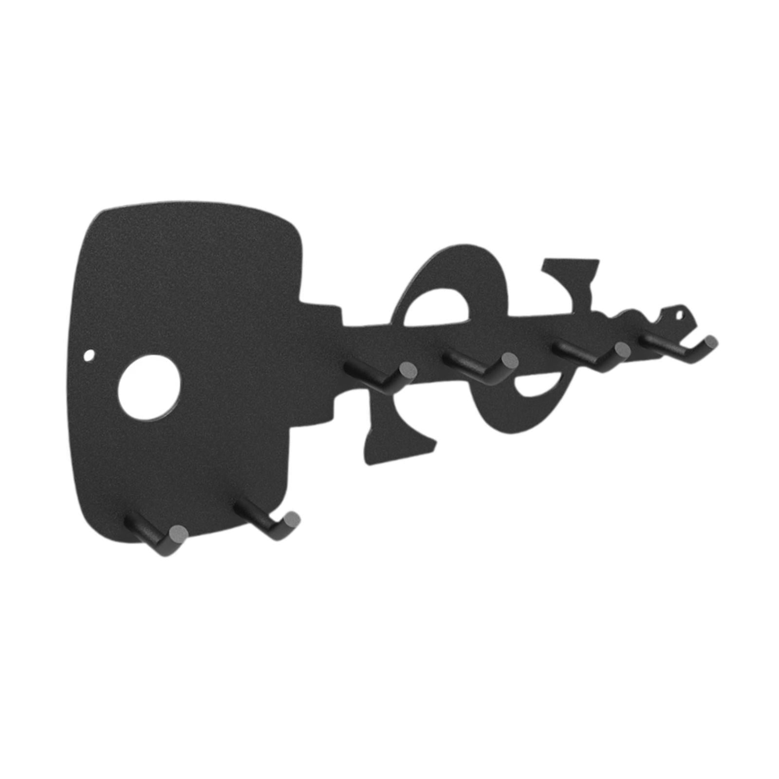 Key Holder for Wall Decorative Black Hanger for Living Room Apartment Office