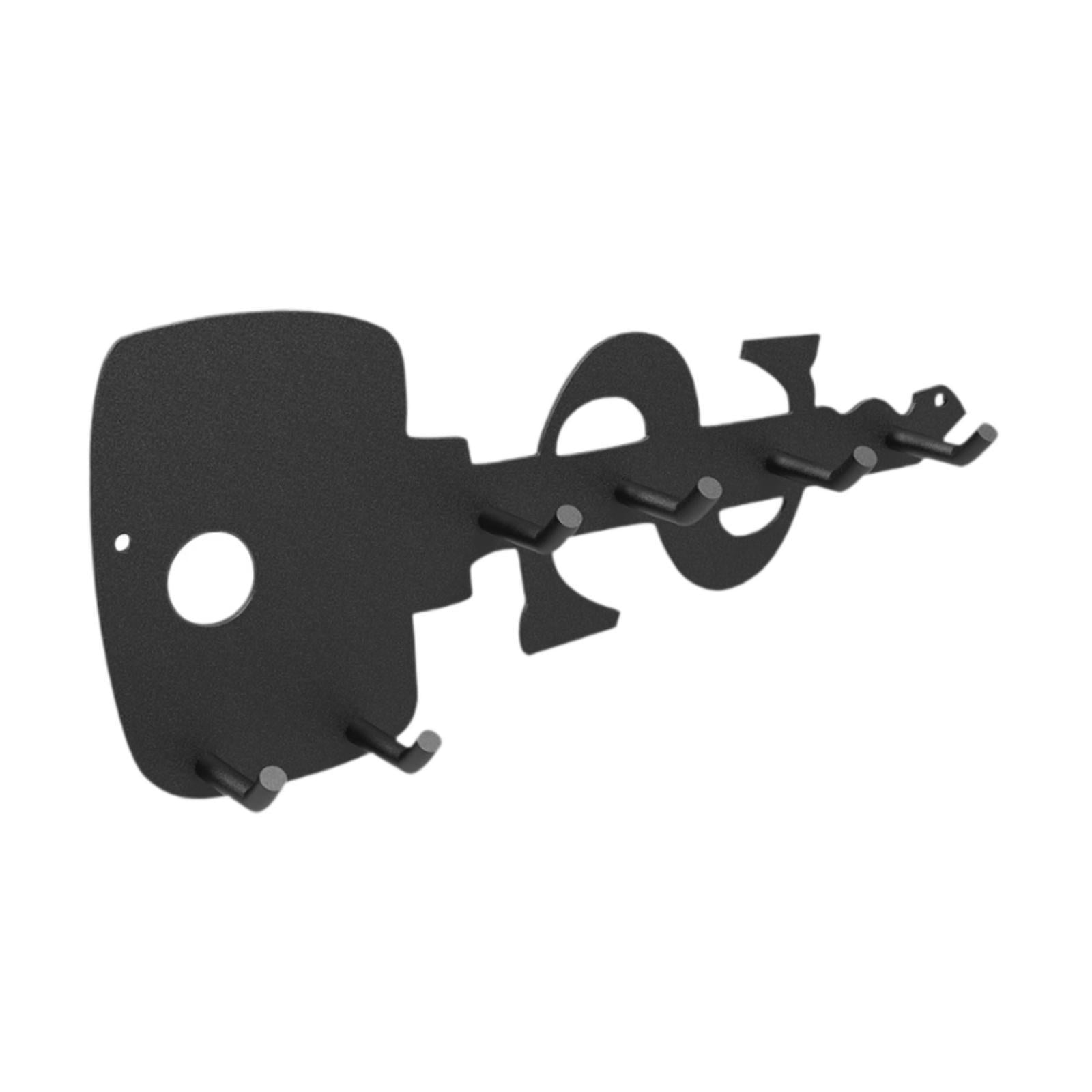 Key Holder for Wall Decorative Black Hanger for Living Room Apartment Office