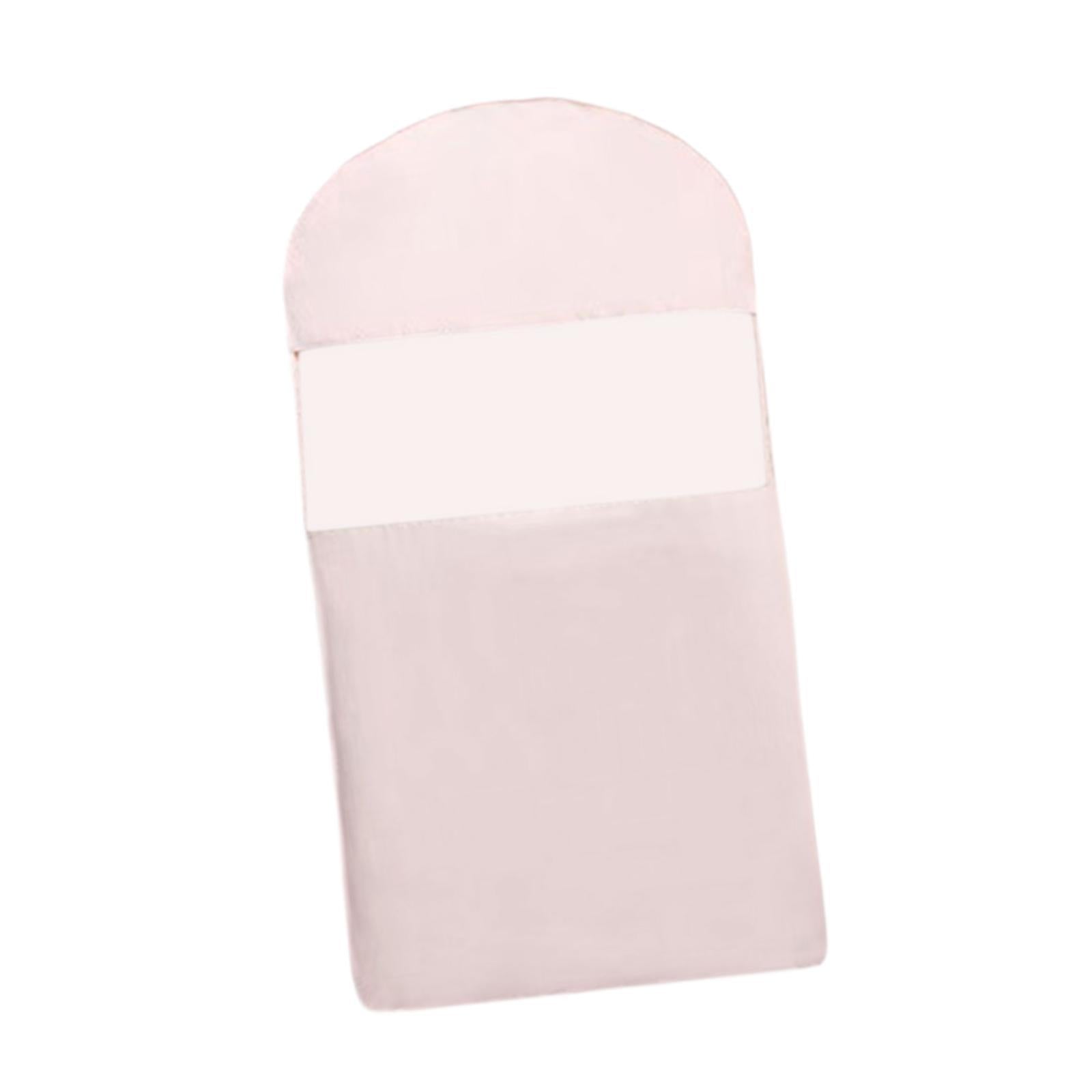 Garment Bag Clear Window Zipper Design Dress Bag for Travel Coats M Light Pink