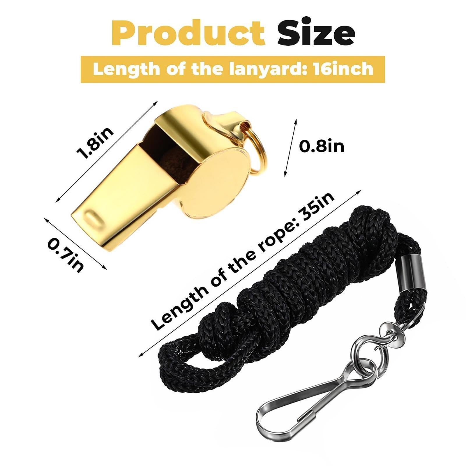 Sports Whistles Metal Compact Loud Sound for Competition Volleyball Football