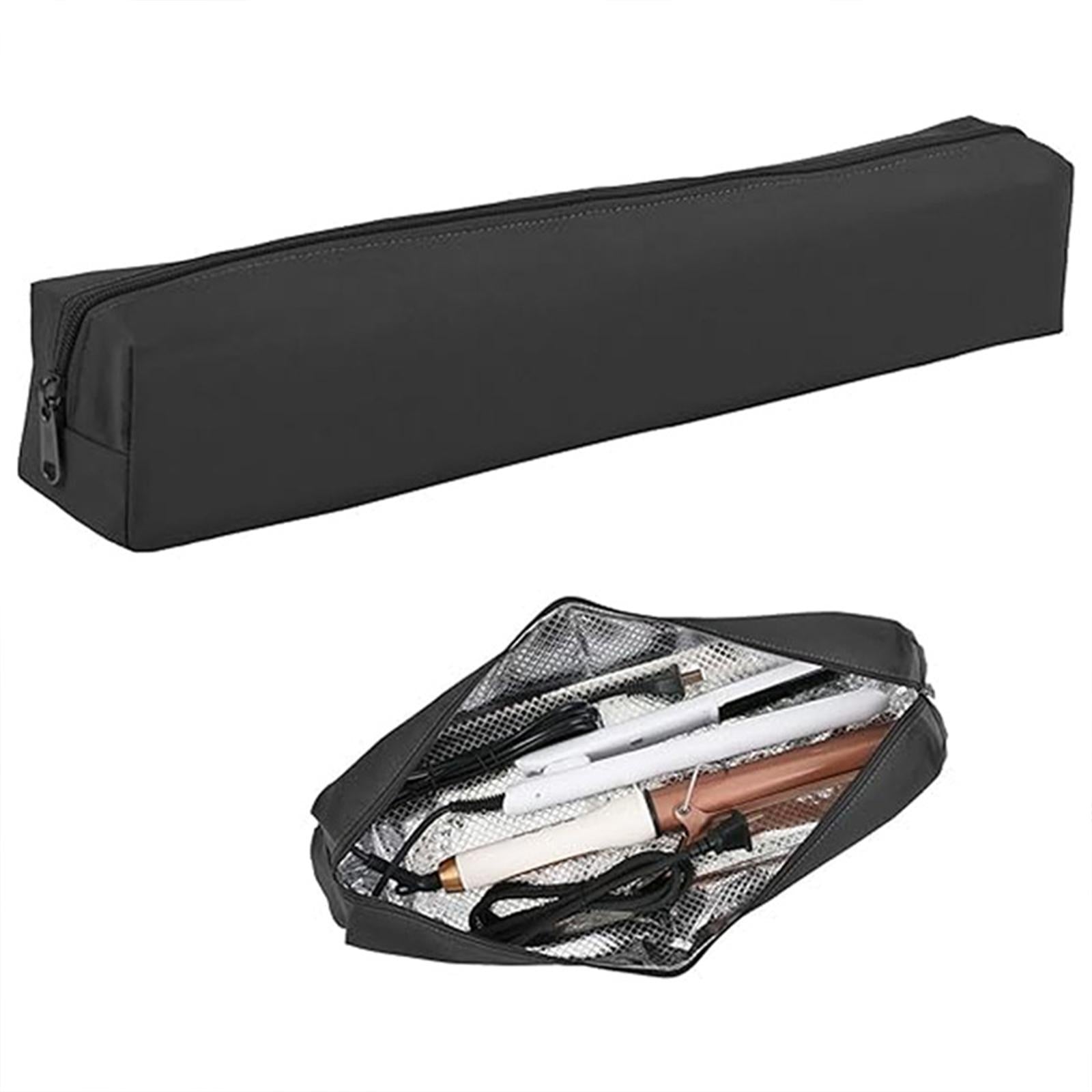 Travel Hot Hair Tools Bag Accessory Heat Resistant Lining Curling Iron Pouch