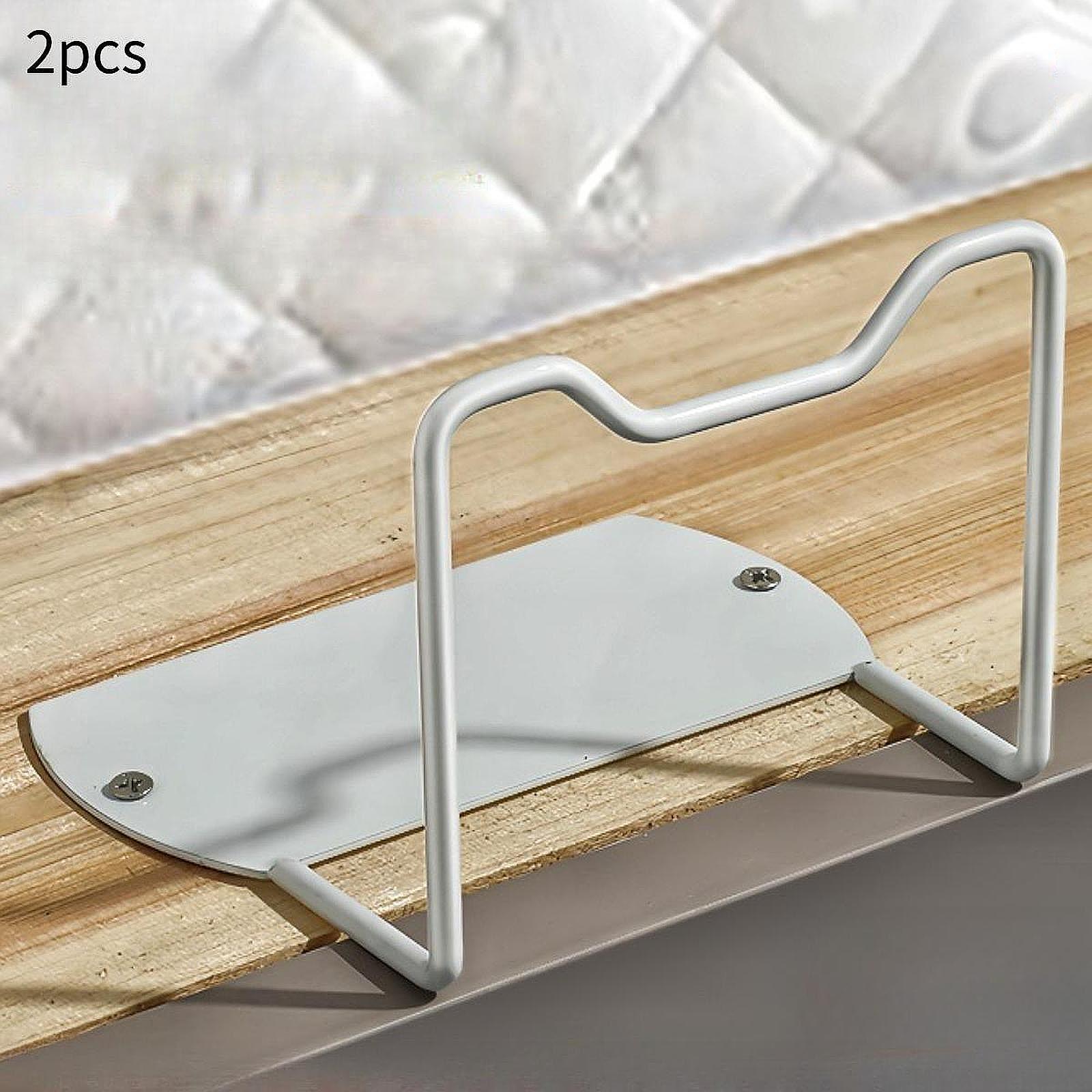 2Pcs Mattress Slide Stopper Keep Mattress from Sliding Mattress Retainer Bar White 5CM