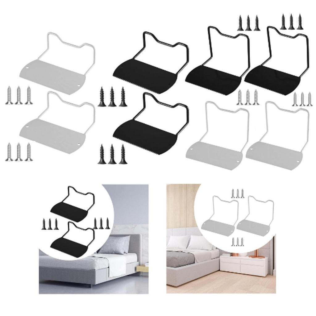 2Pcs Mattress Slide Stopper Keep Mattress from Sliding Mattress Retainer Bar White 5CM