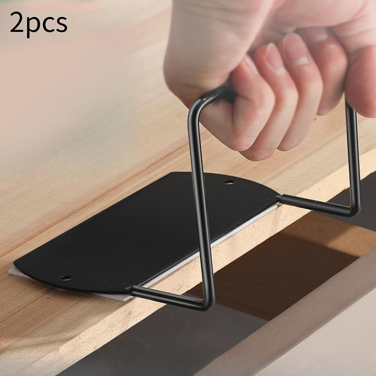 2Pcs Mattress Slide Stopper Keep Mattress from Sliding Mattress Retainer Bar Black 10CM