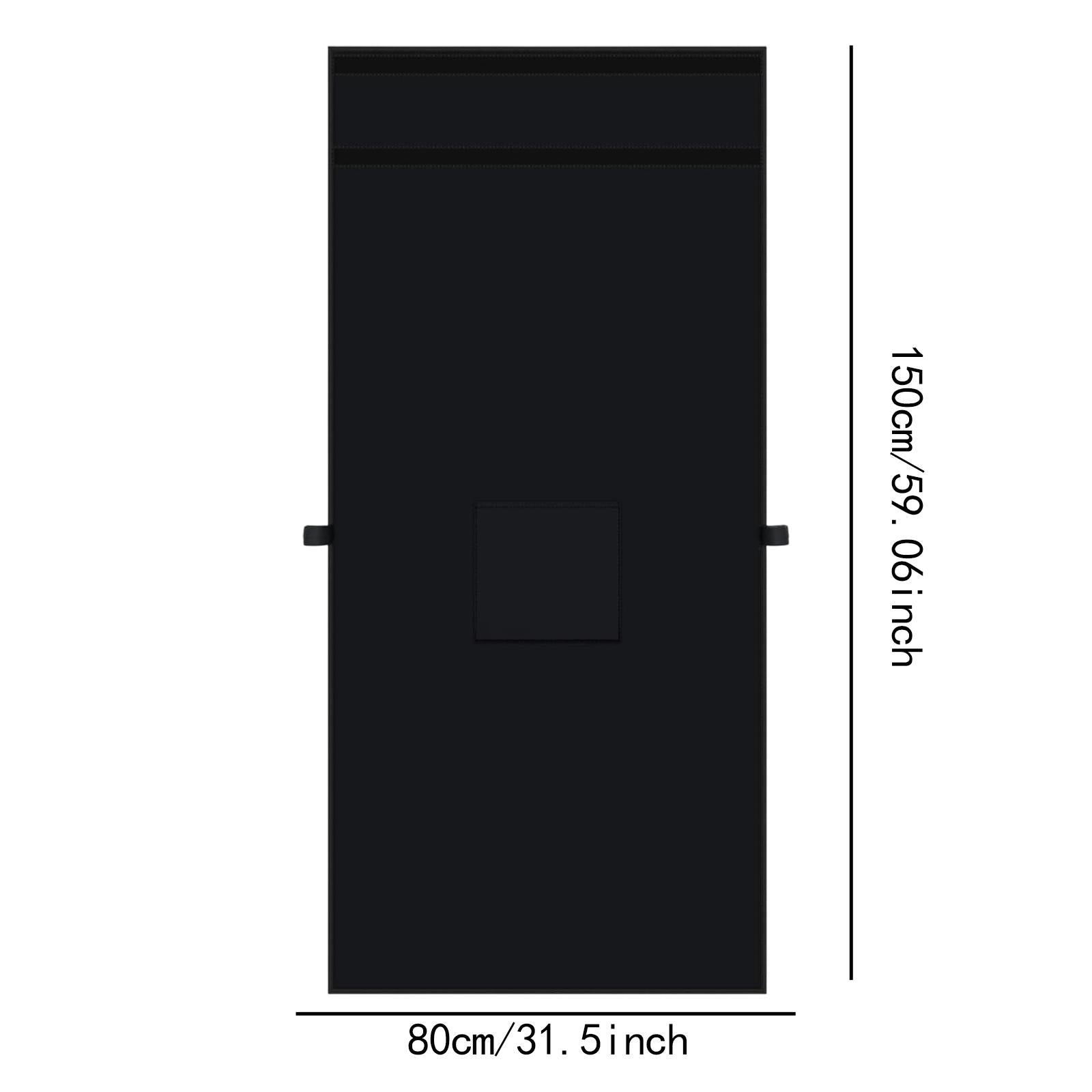 Privacy Curtain for Dance Bag Dancer Changing Curtain for Boat Photographing black with pocket
