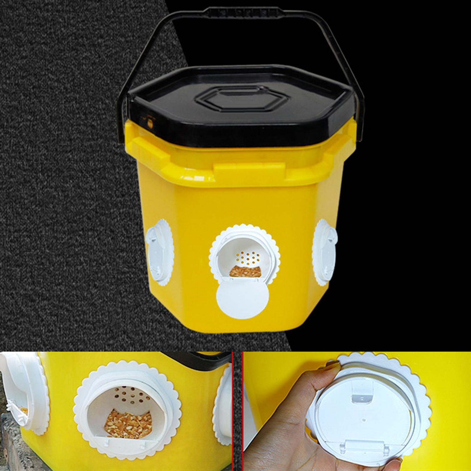 Poultry Feeder 12 L Sturdy Automatic Chicken Feeder for Pigeon Canary Parrot