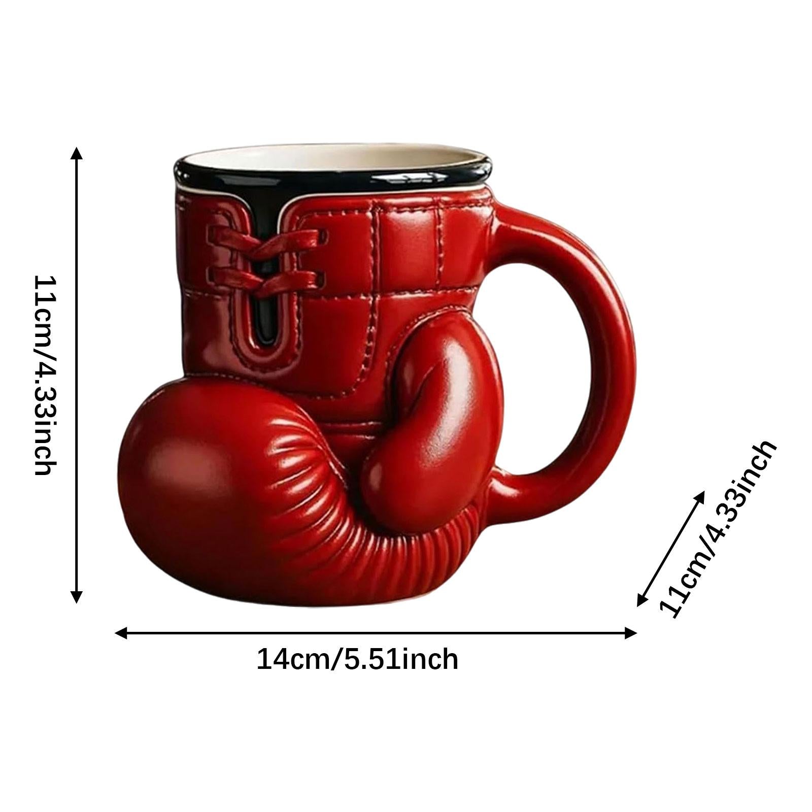 Boxing Glove Mug Water Cup for Festivals Restaurant Housewarming Gift