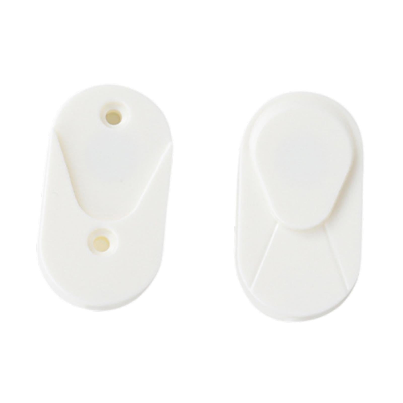 Magnetic Remote Control Holder for Wood Tile TV Fan/ Air Conditioner Remotes White
