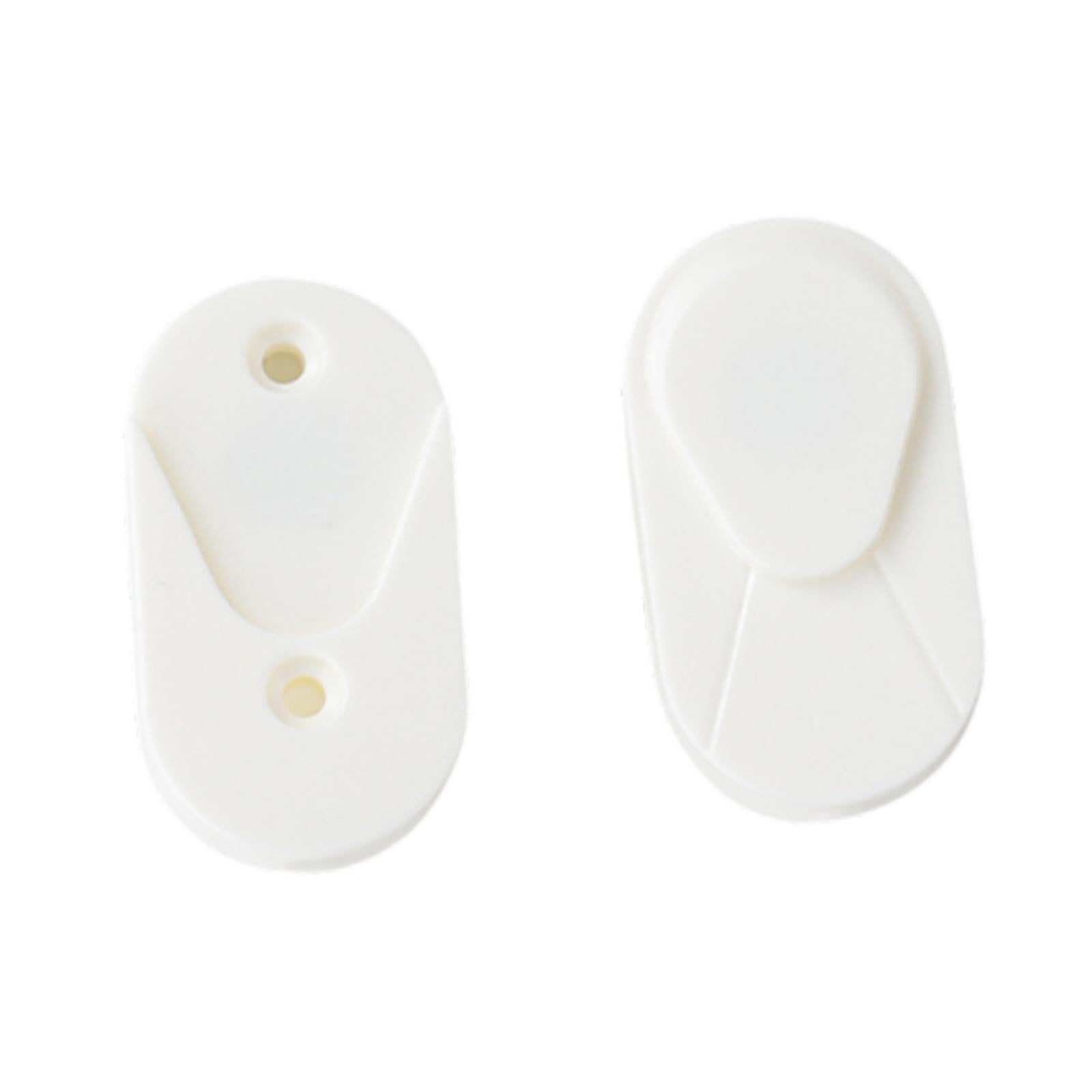 Magnetic Remote Control Holder for Wood Tile TV Fan/ Air Conditioner Remotes White