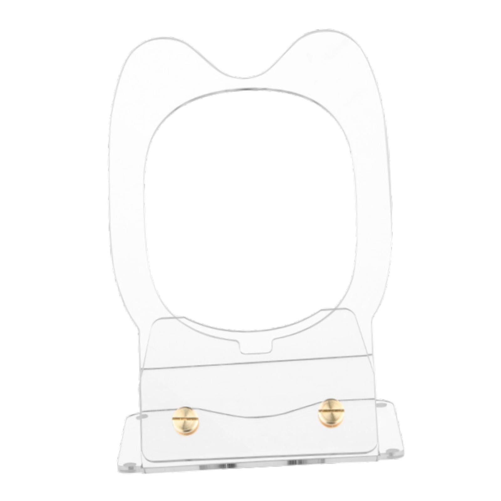 Acrylic Desktop Speaker Stand Display Stand for Small Speakers Clip 4/5 Home Transparent