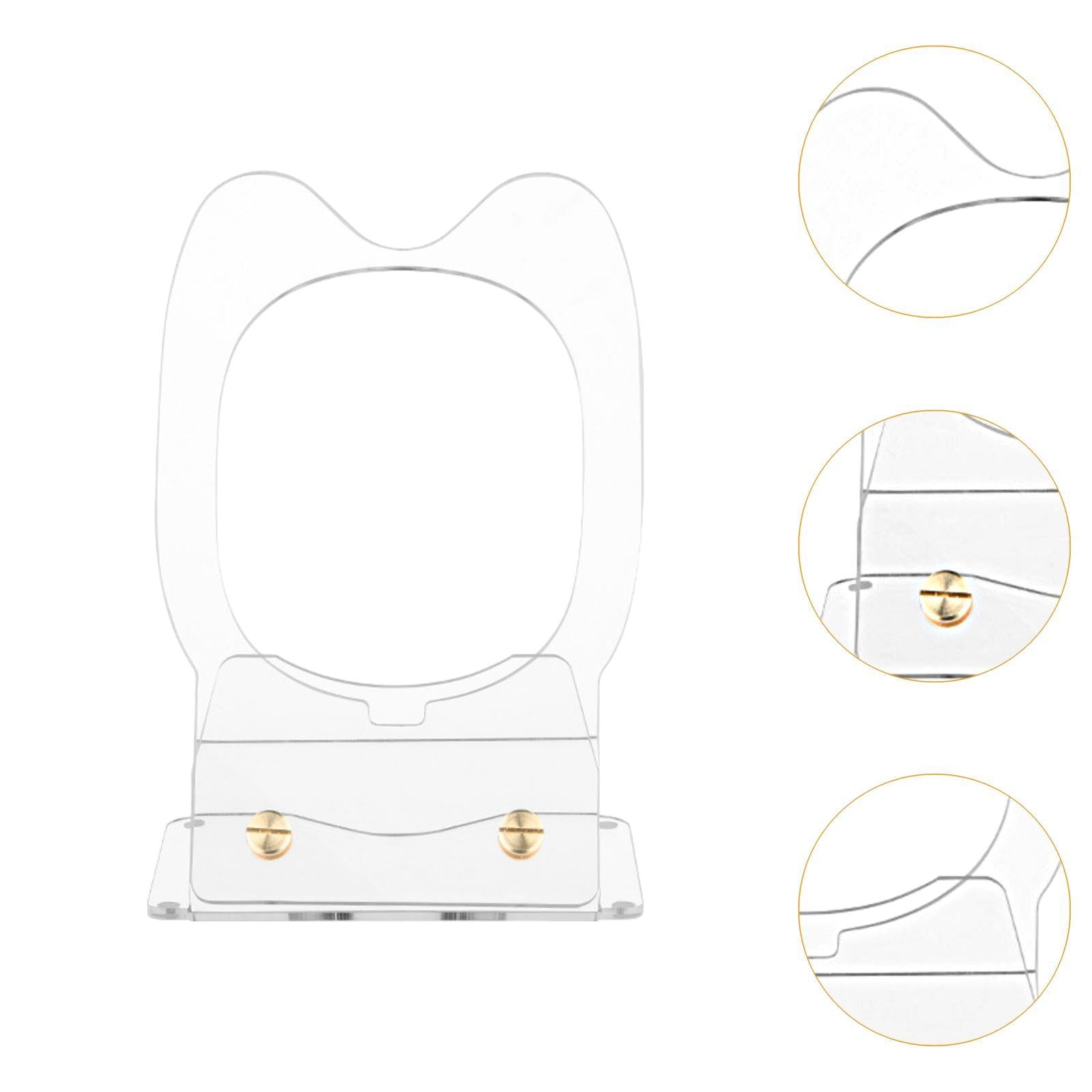 Acrylic Desktop Speaker Stand Display Stand for Small Speakers Clip 4/5 Home Transparent