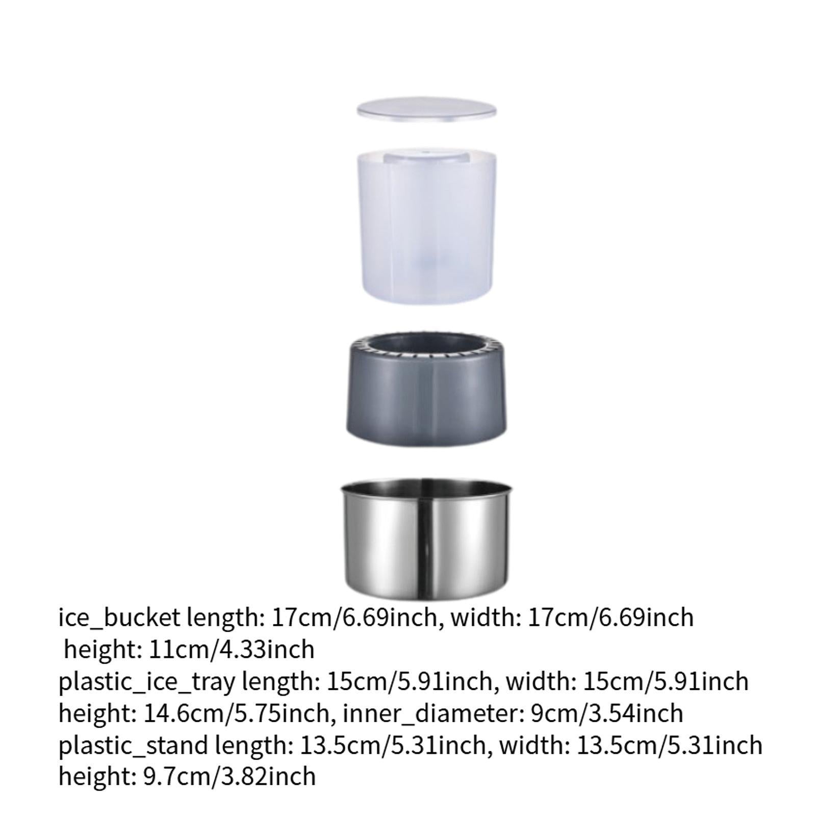 Ice Bucket Maker Champagne Ice Bucket Making for BBQ Outdoor Activities Home