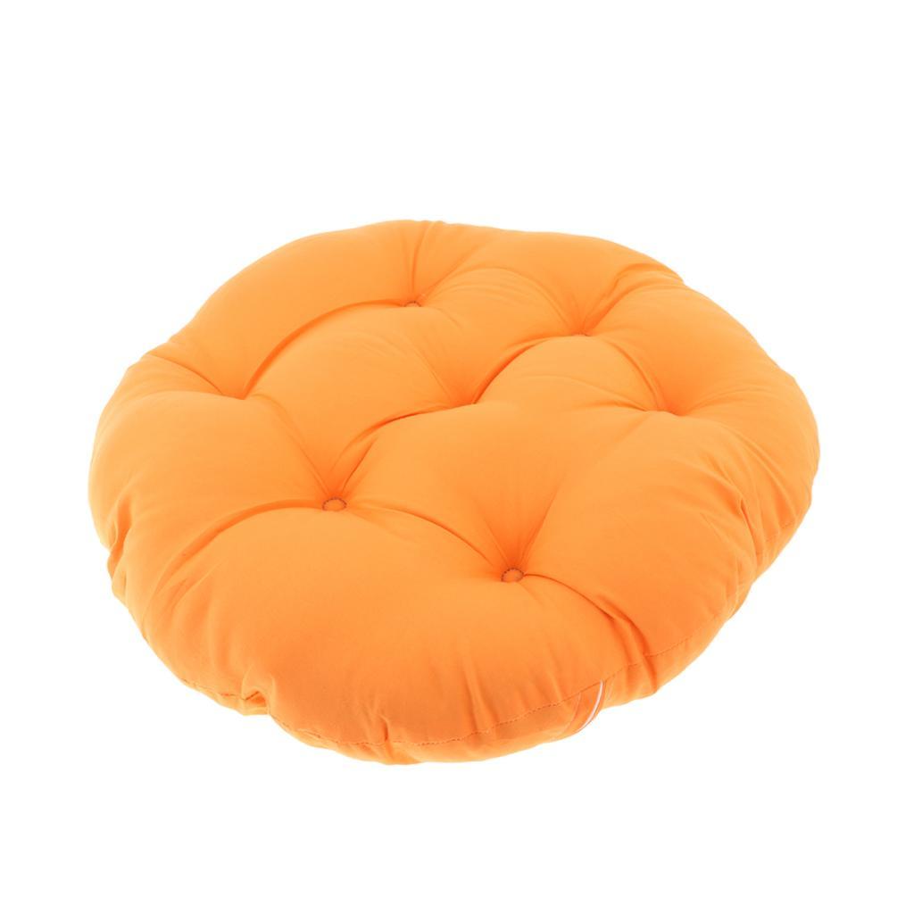 Hanging Chair Cushion Round Garden Pod Chair Mat for Home Garden Indoor orange