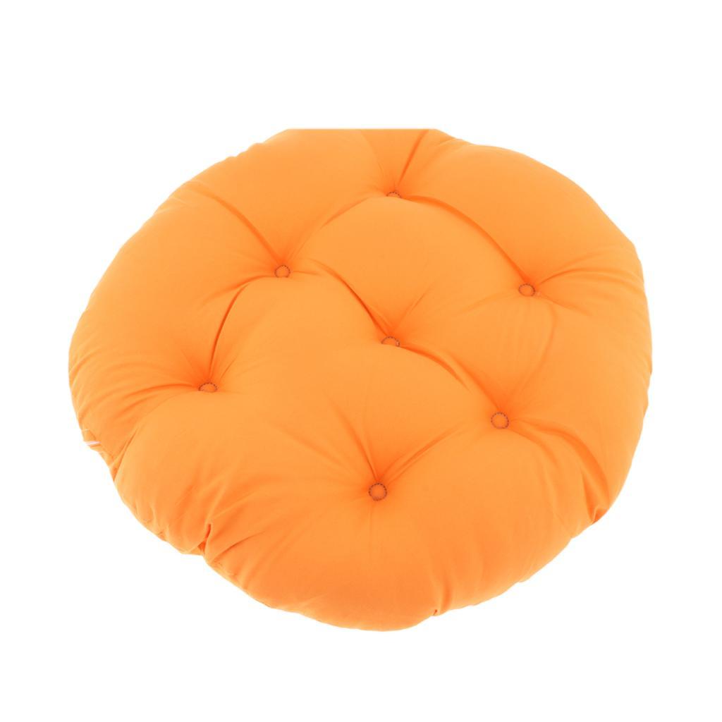 Hanging Chair Cushion Round Garden Pod Chair Mat for Home Garden Indoor orange