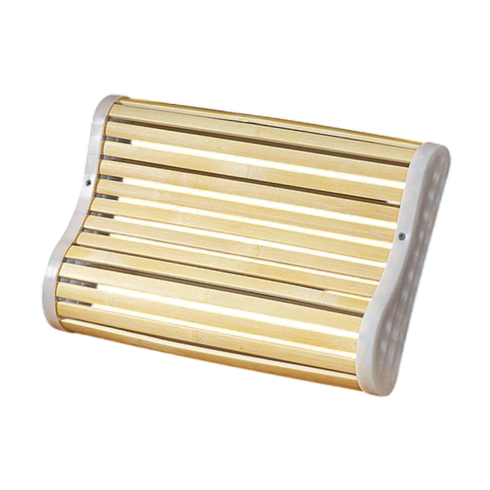 Bamboo Sauna Headrest Pillow Accessories Sauna Backrest for SPA Relaxing Gym 27cmx40cm