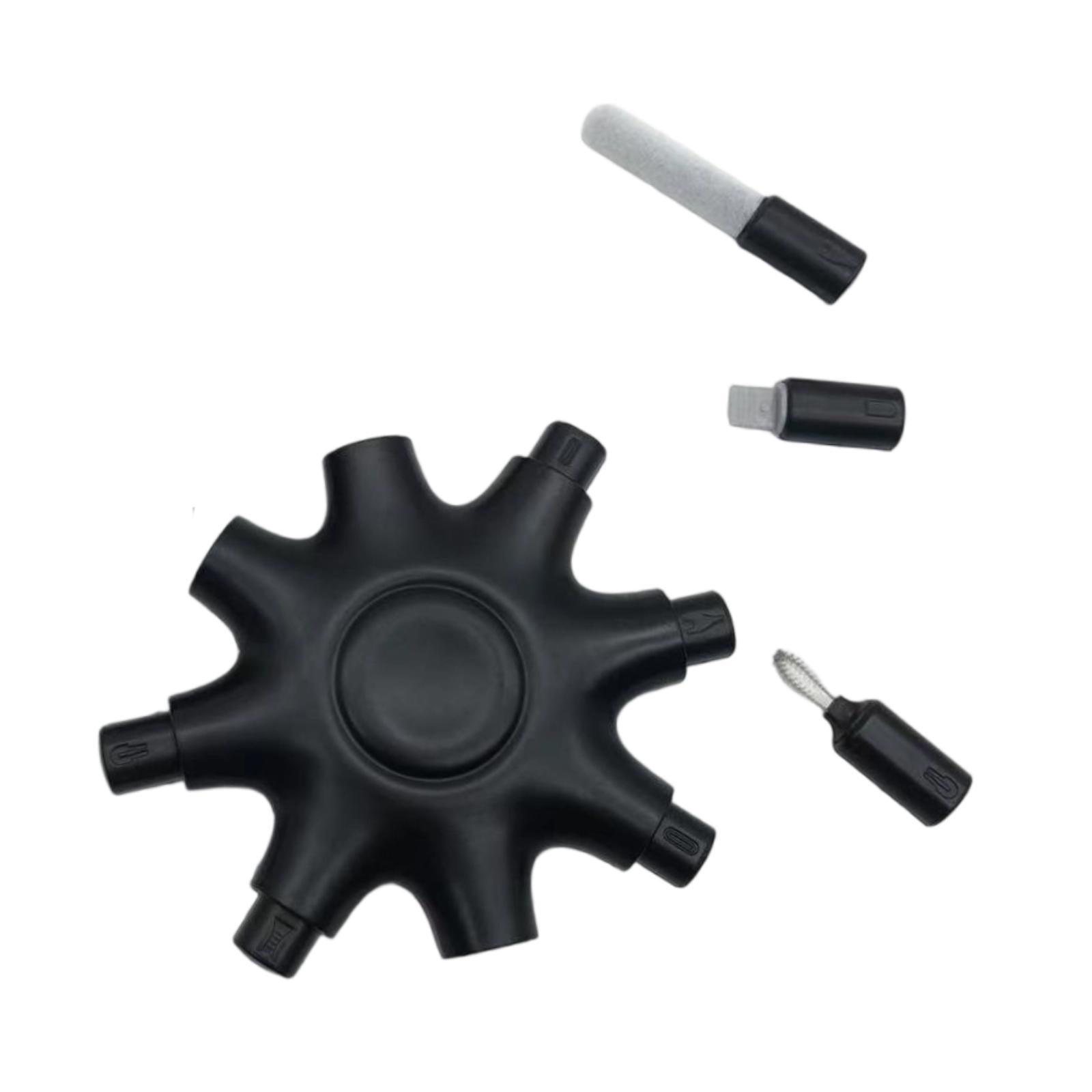 Phone Pad Charging Port Cleaning Kit for Cell Phone Tech Devices black