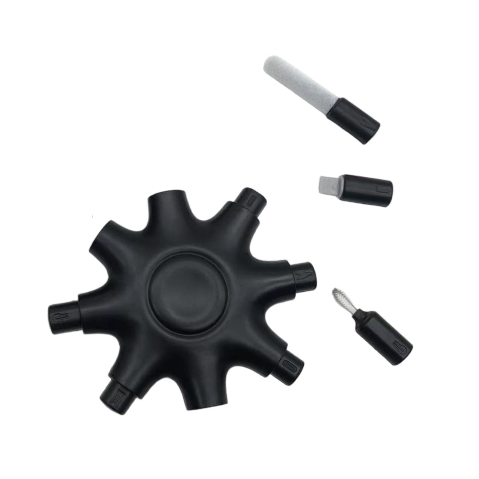 Phone Pad Charging Port Cleaning Kit for Cell Phone Tech Devices black