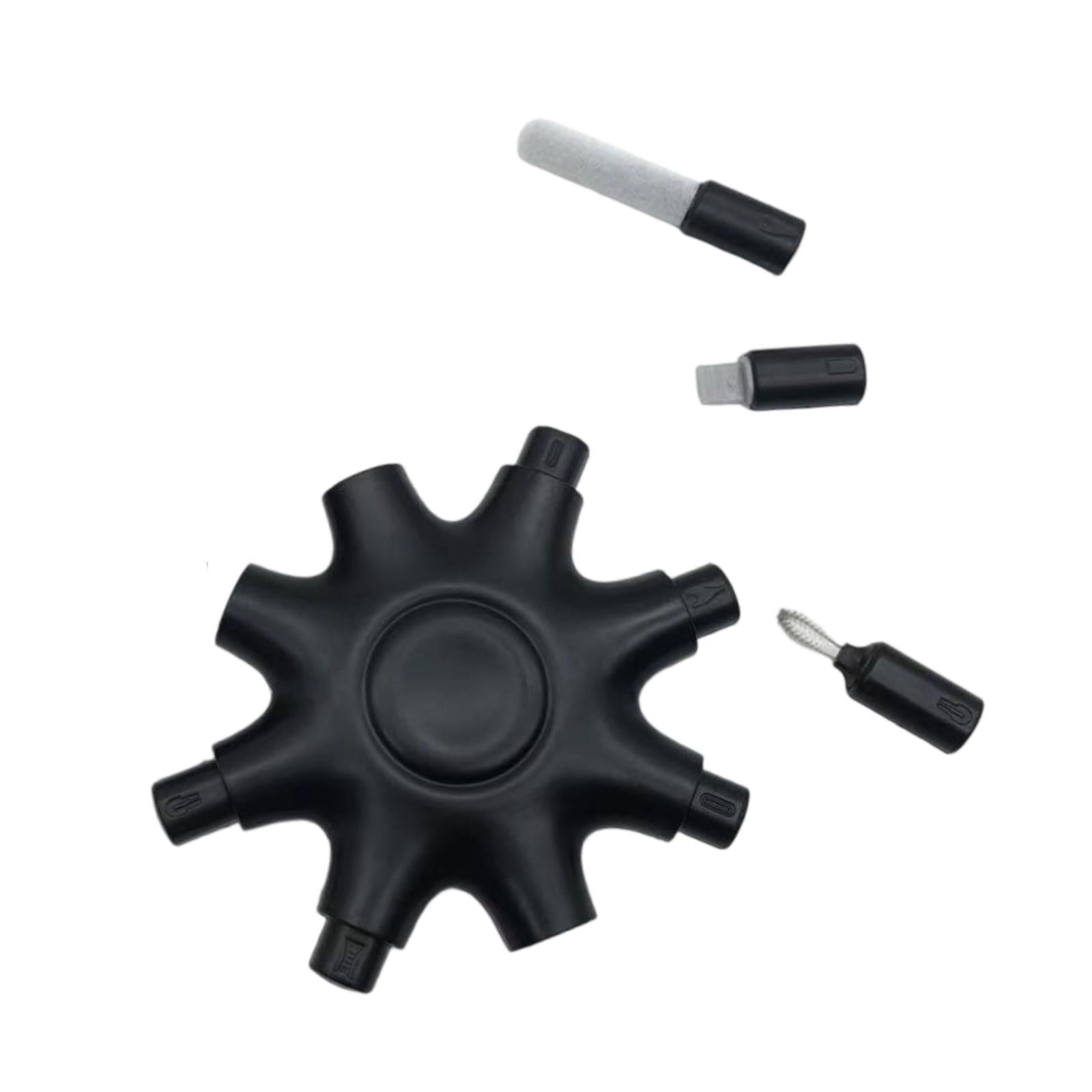 Phone Pad Charging Port Cleaning Kit for Cell Phone Tech Devices black