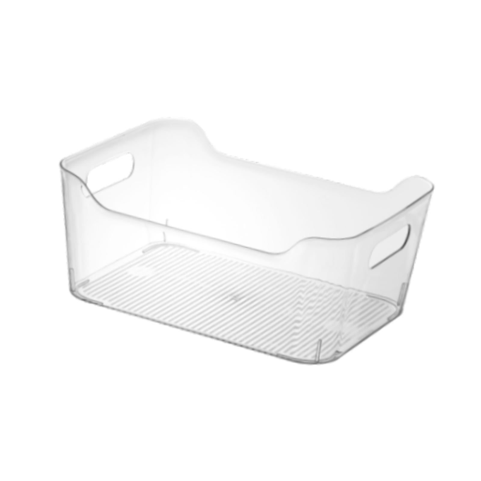 Desktop Storage Box Rack Multipurpose Transparent for Vanity Cabinet Jewelry 27.3cmx19.2cmx12.5cm