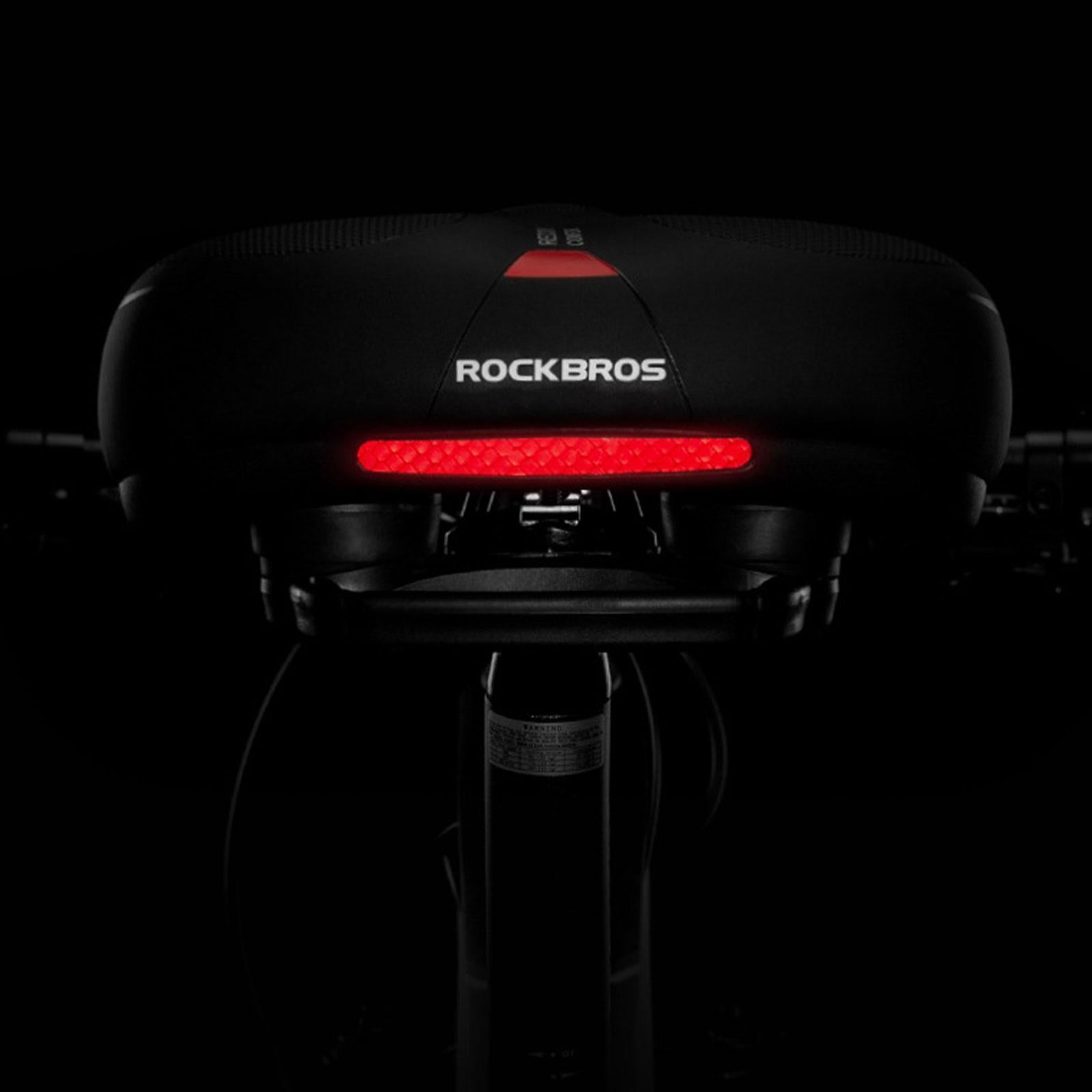 Bike Saddle Multiuse Easy Installation Ergonomic Bicycle Seat for Road Bikes Black Red