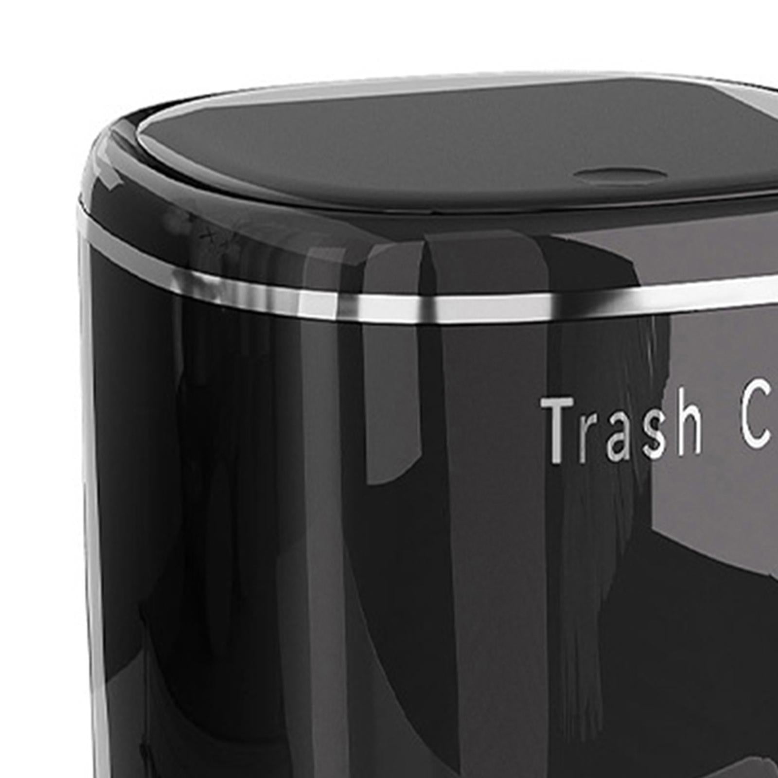 Small Trash Can Stylish Convenient Counter Waste Basket for Home Car Kitchen Black