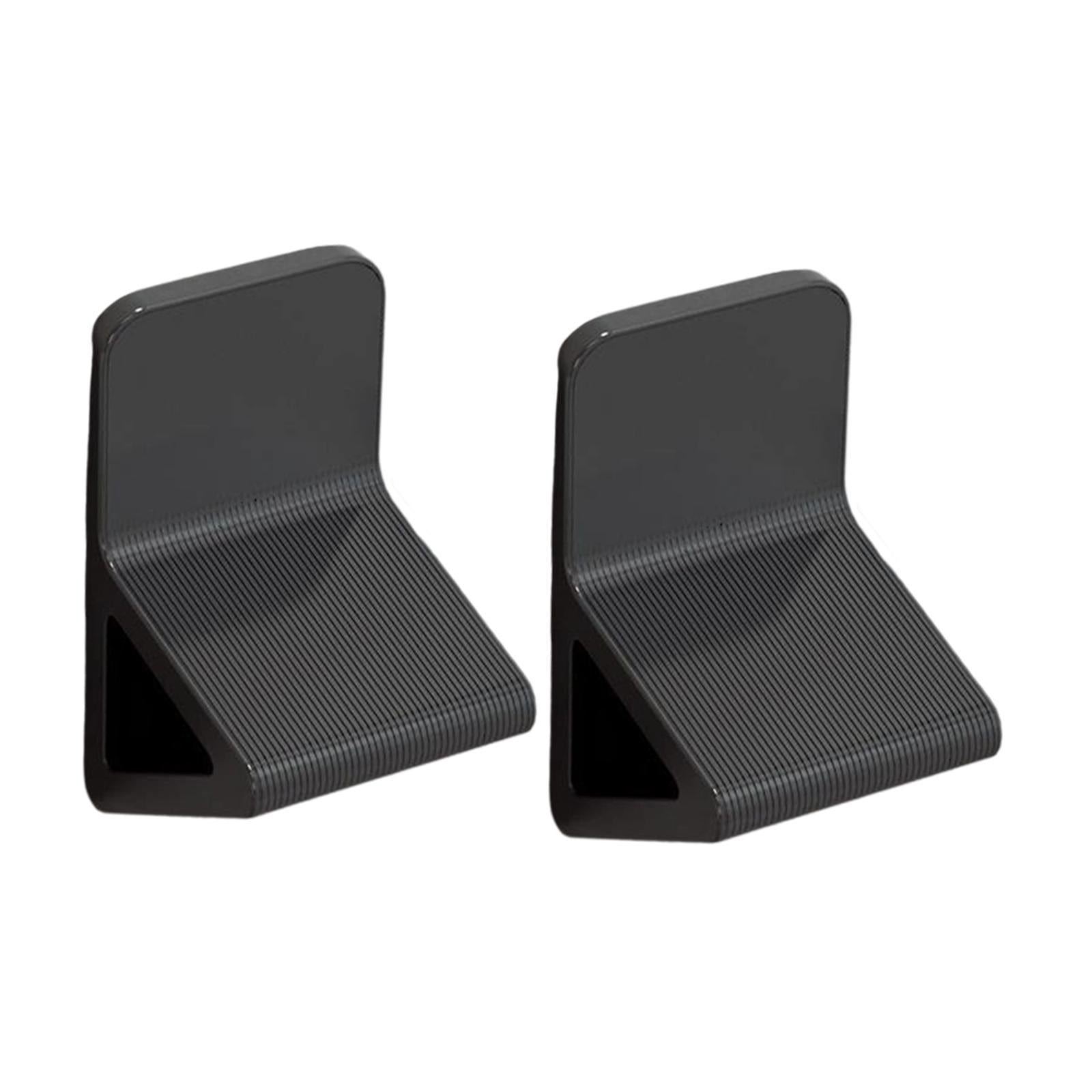 2Pcs Shower Foot Rest Anti Slip Bathroom Foot Pedals for Bathroom Home Black