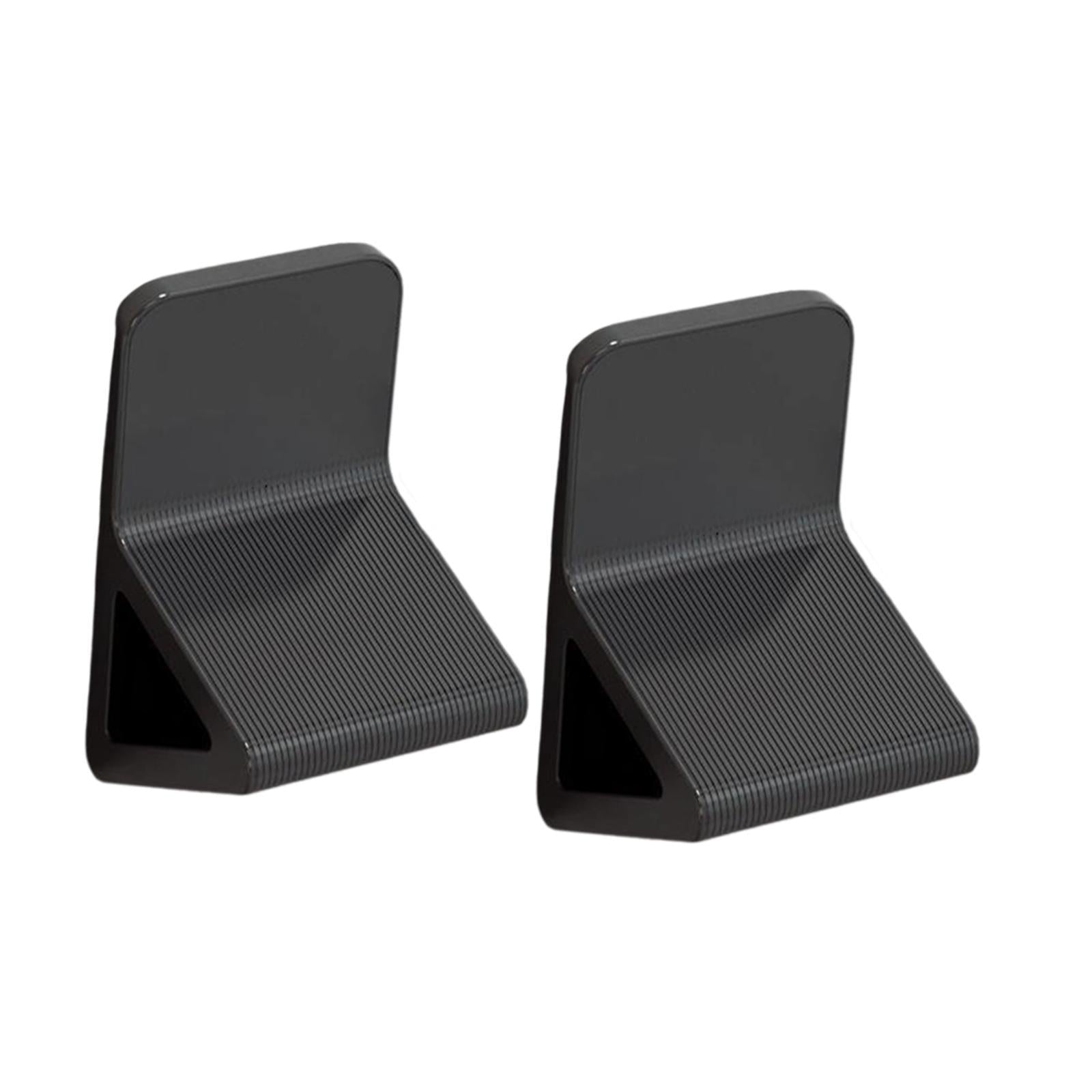 2Pcs Shower Foot Rest Anti Slip Bathroom Foot Pedals for Bathroom Home Black