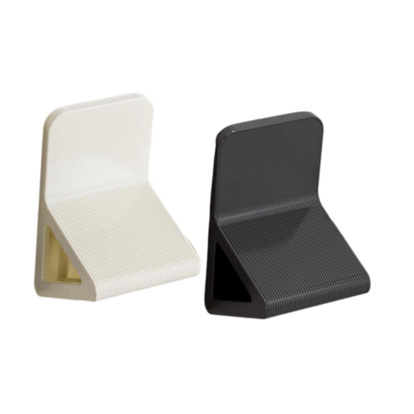 2Pcs Shower Foot Rest Anti Slip Bathroom Foot Pedals for Bathroom Home Milky White Black